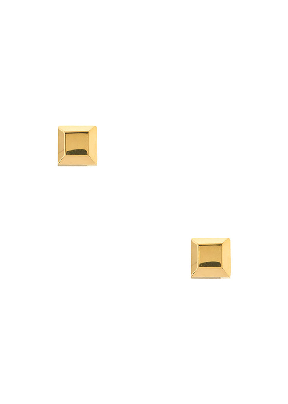 Orelia Luxe Mini Square Stud Earrings