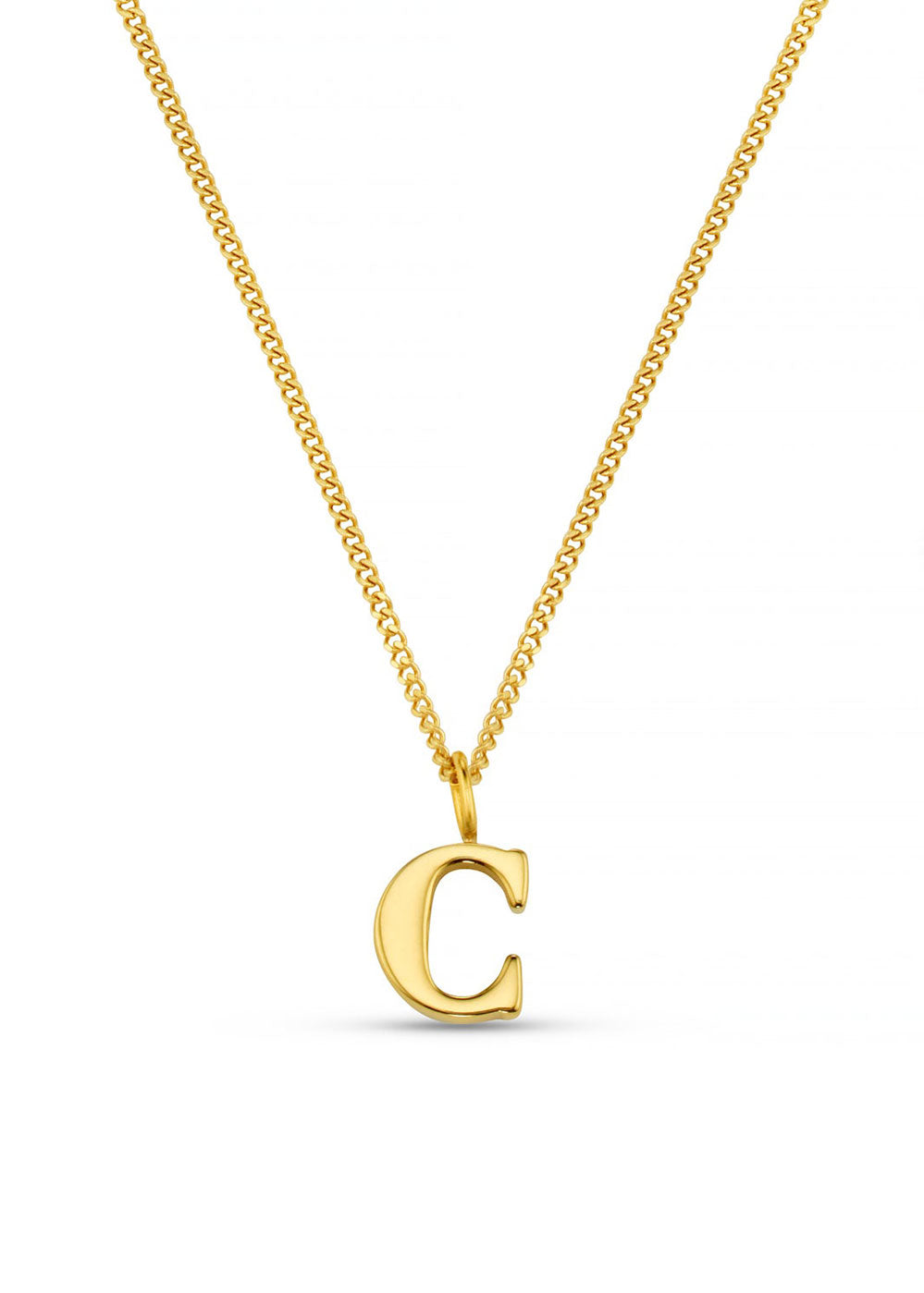 Orelia LUXE Initial Necklace - Gold