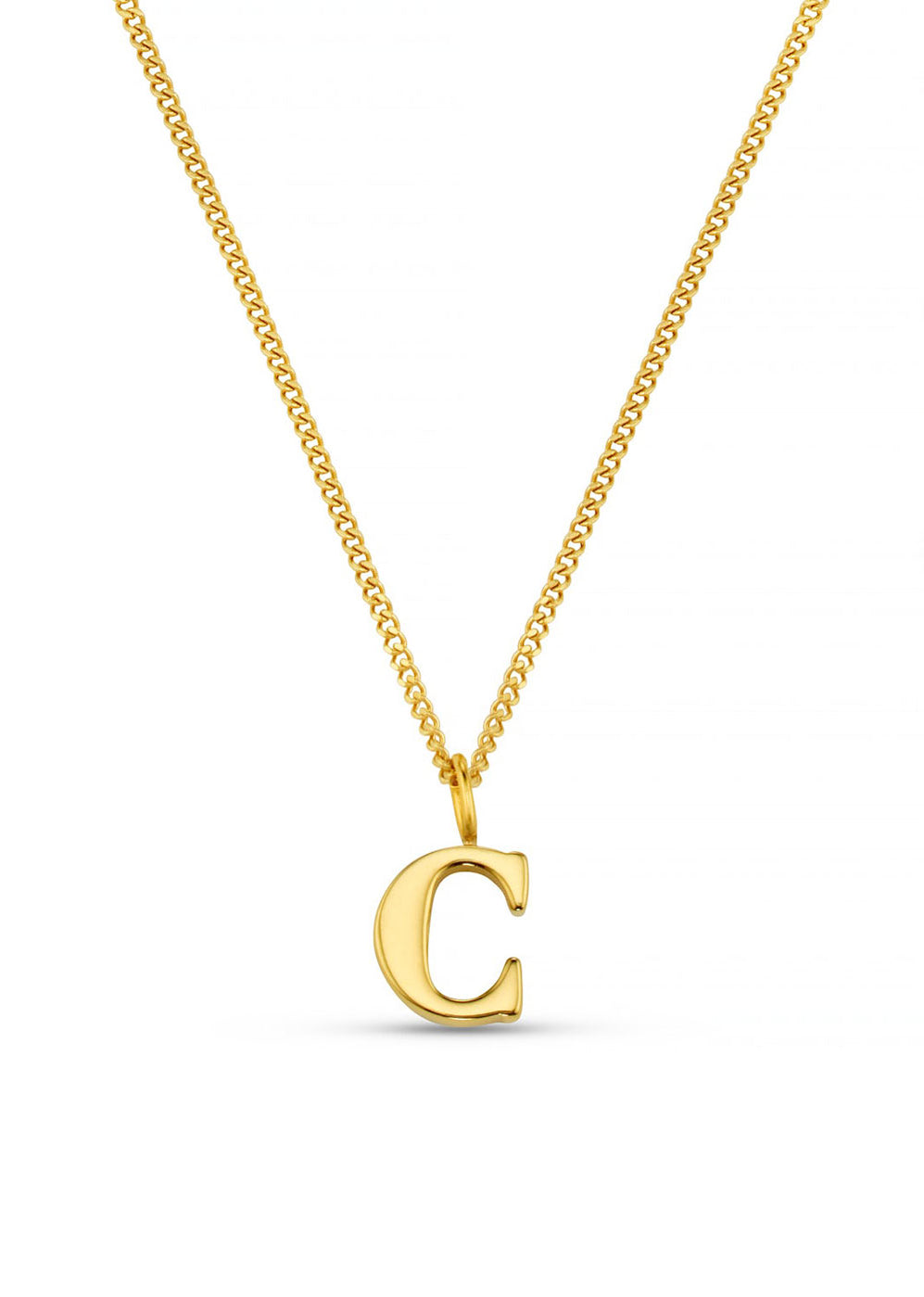 Orelia LUXE Initial Necklace - Gold