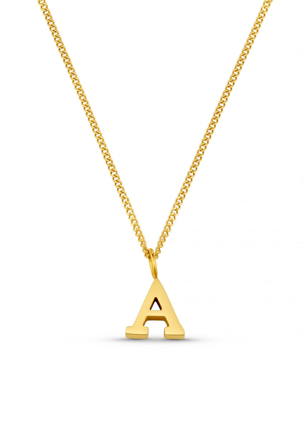 Orelia LUXE Initial Necklace - Gold