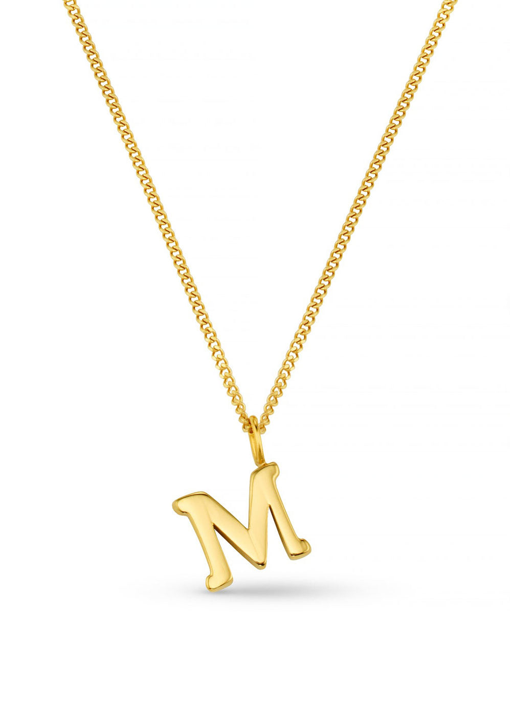 Orelia LUXE Initial Necklace - Gold