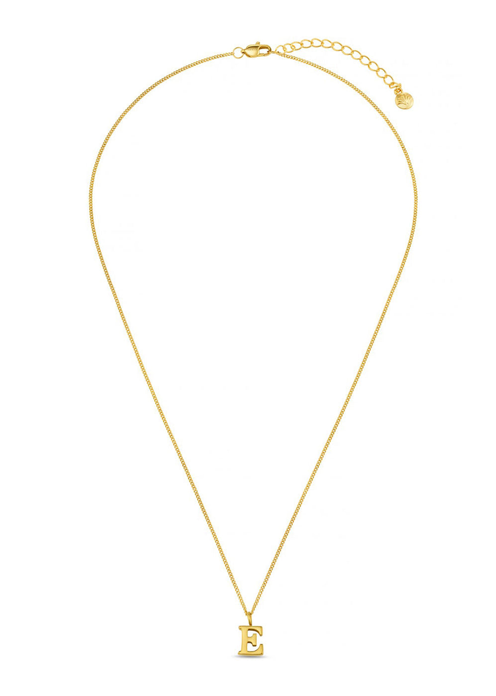 Orelia LUXE Initial Necklace - Gold