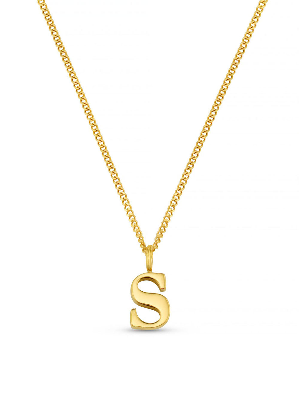 Orelia LUXE Initial Necklace - Gold
