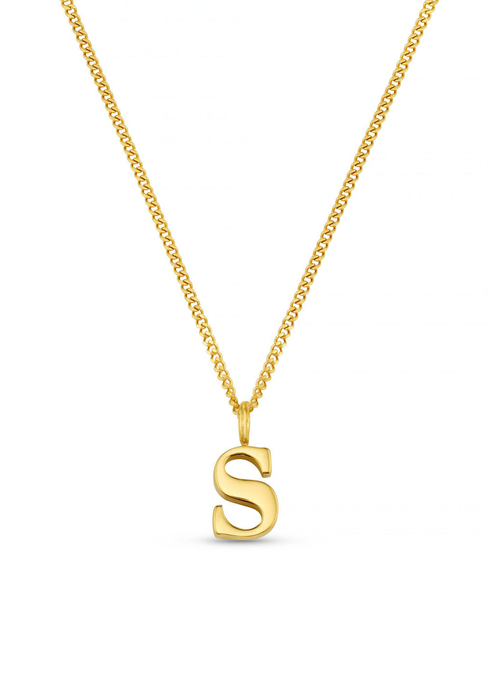 Orelia LUXE Initial Necklace - Gold