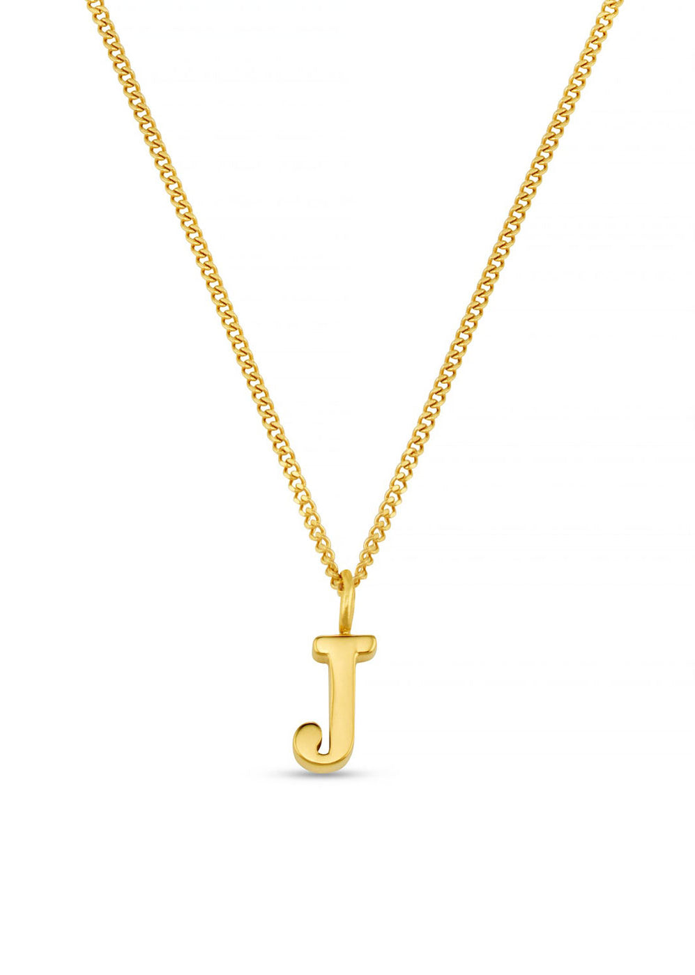 Orelia LUXE Initial Necklace - Gold