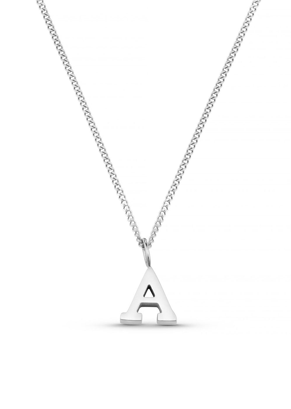 Orelia LUXE Initial Necklace - Silver