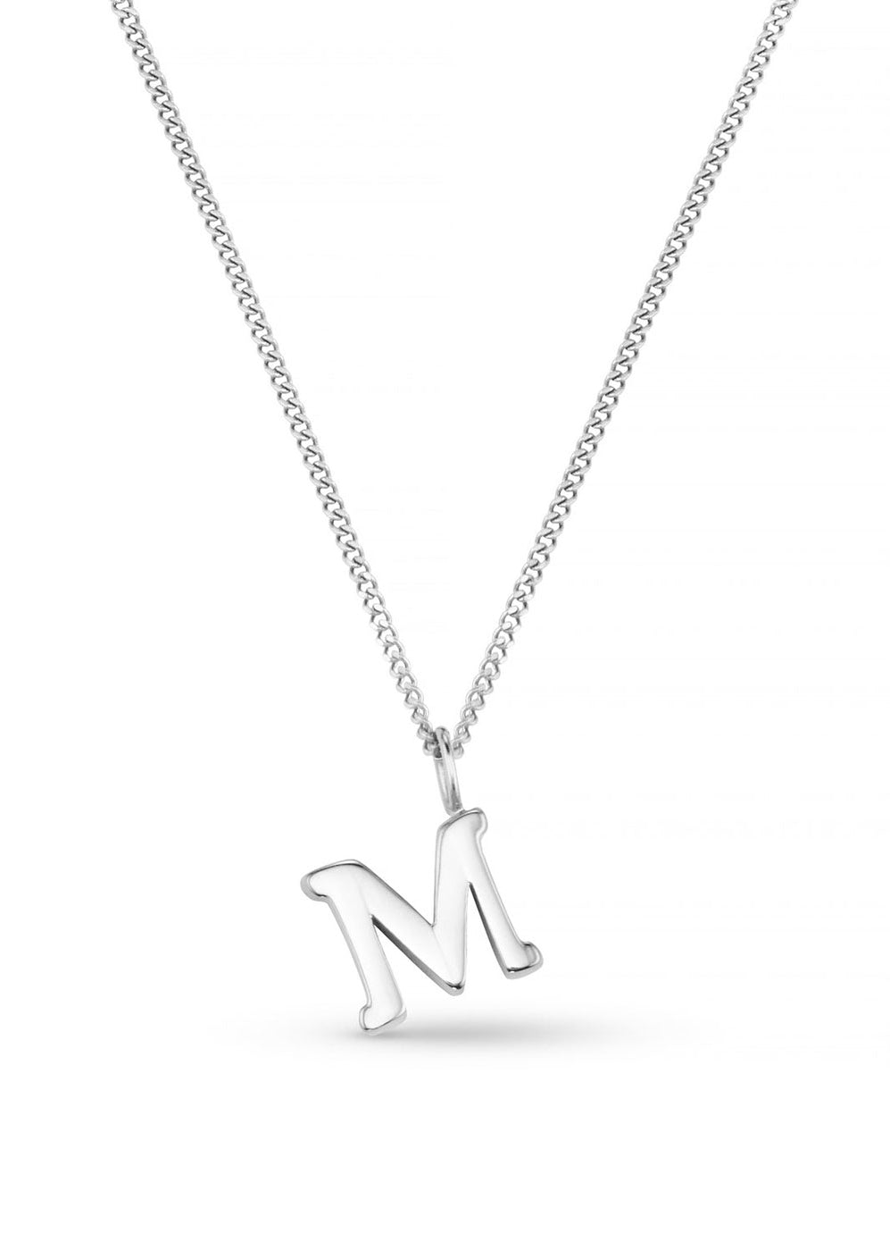 Orelia LUXE Initial Necklace - Silver