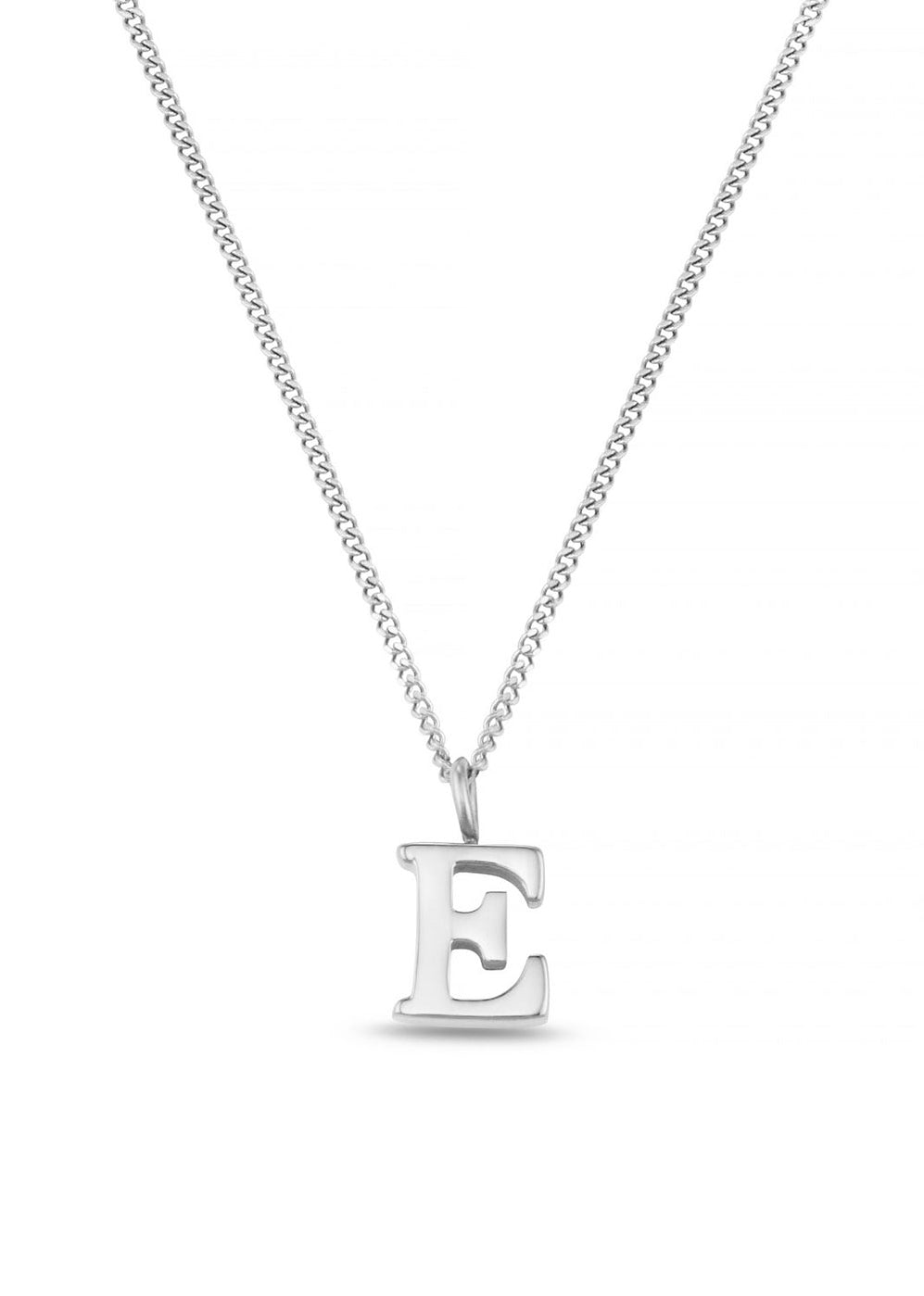 Orelia LUXE Initial Necklace - Silver