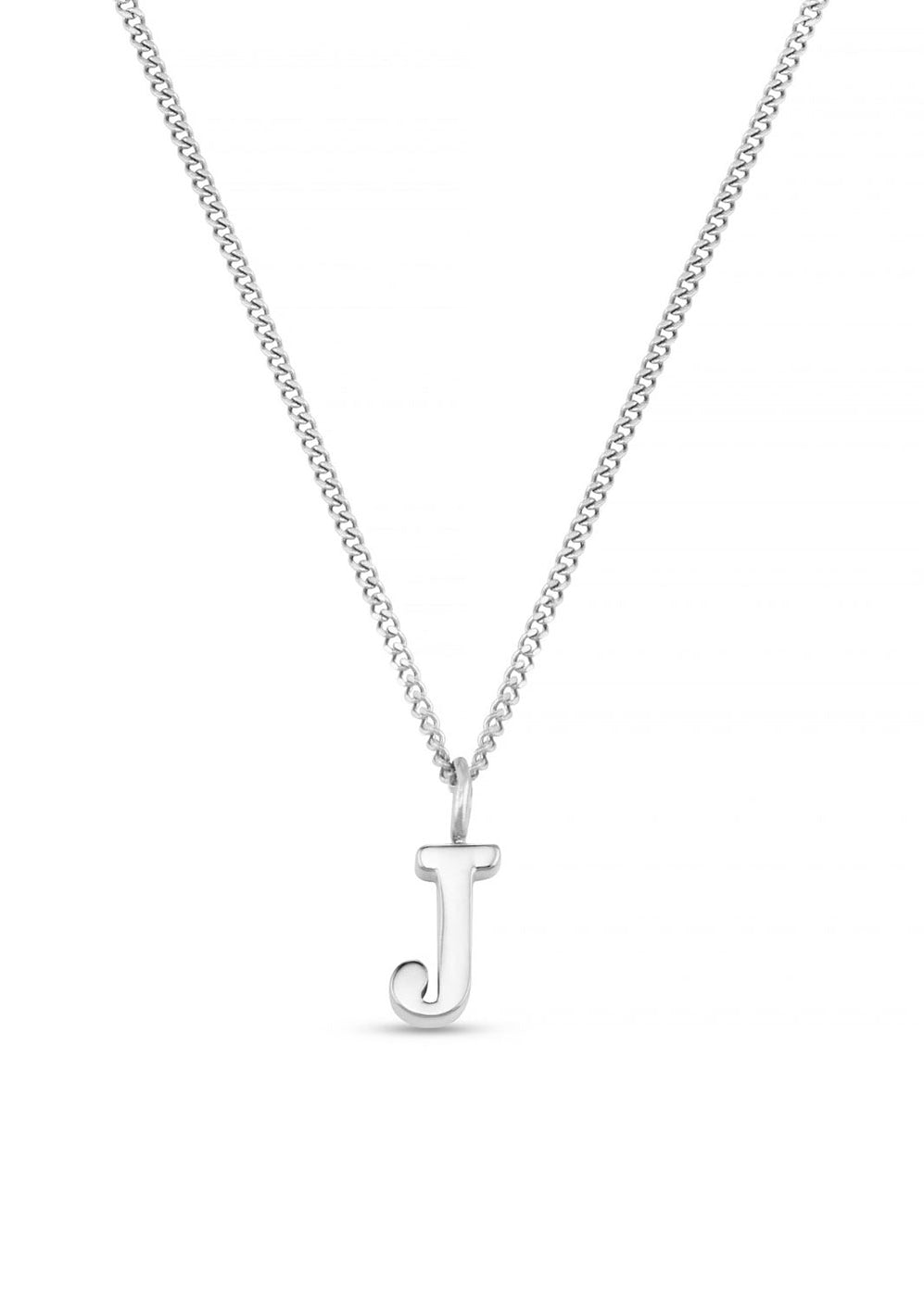 Orelia LUXE Initial Necklace - Silver