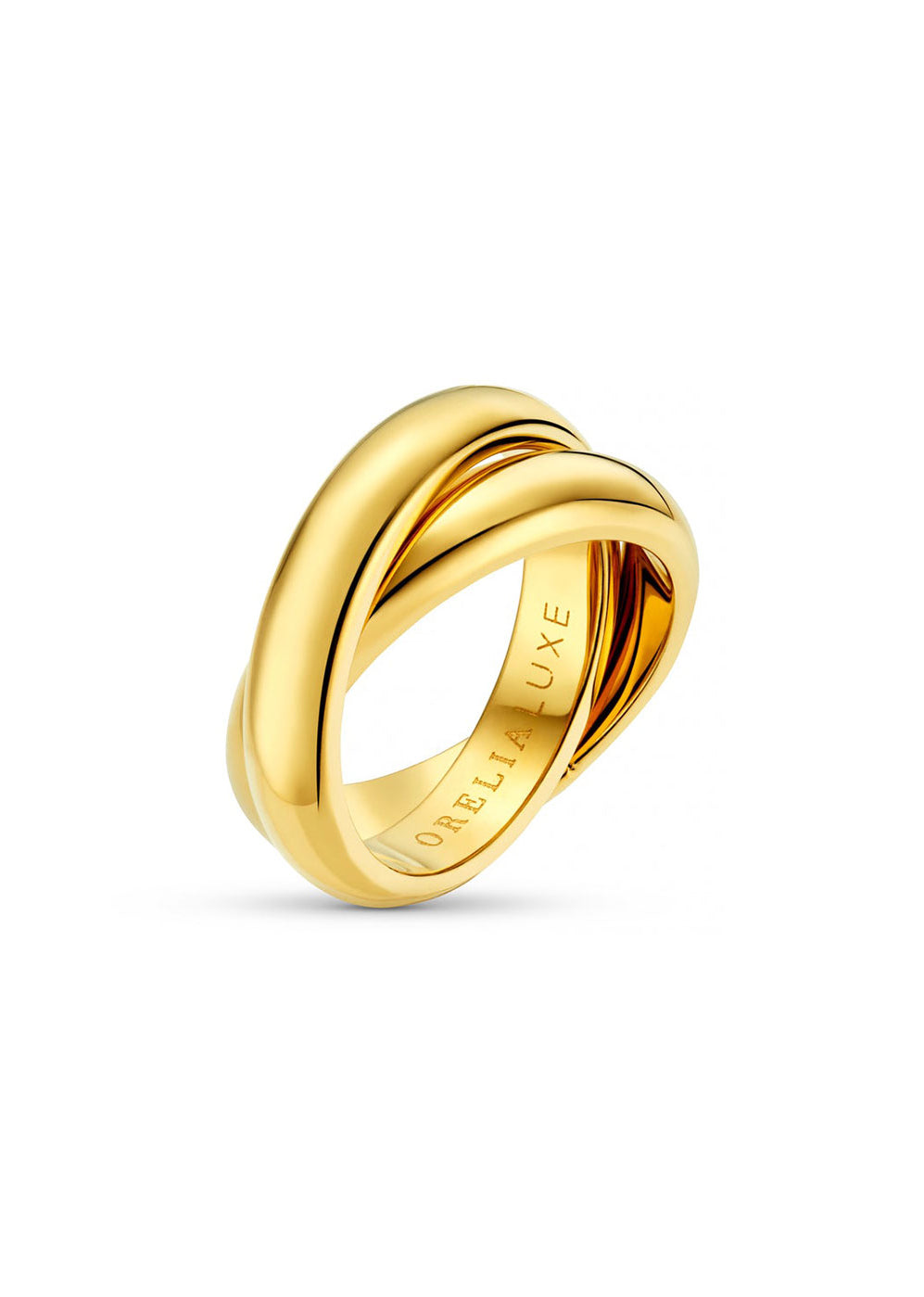 Orelia LUXE Interlocking Ring - Gold
