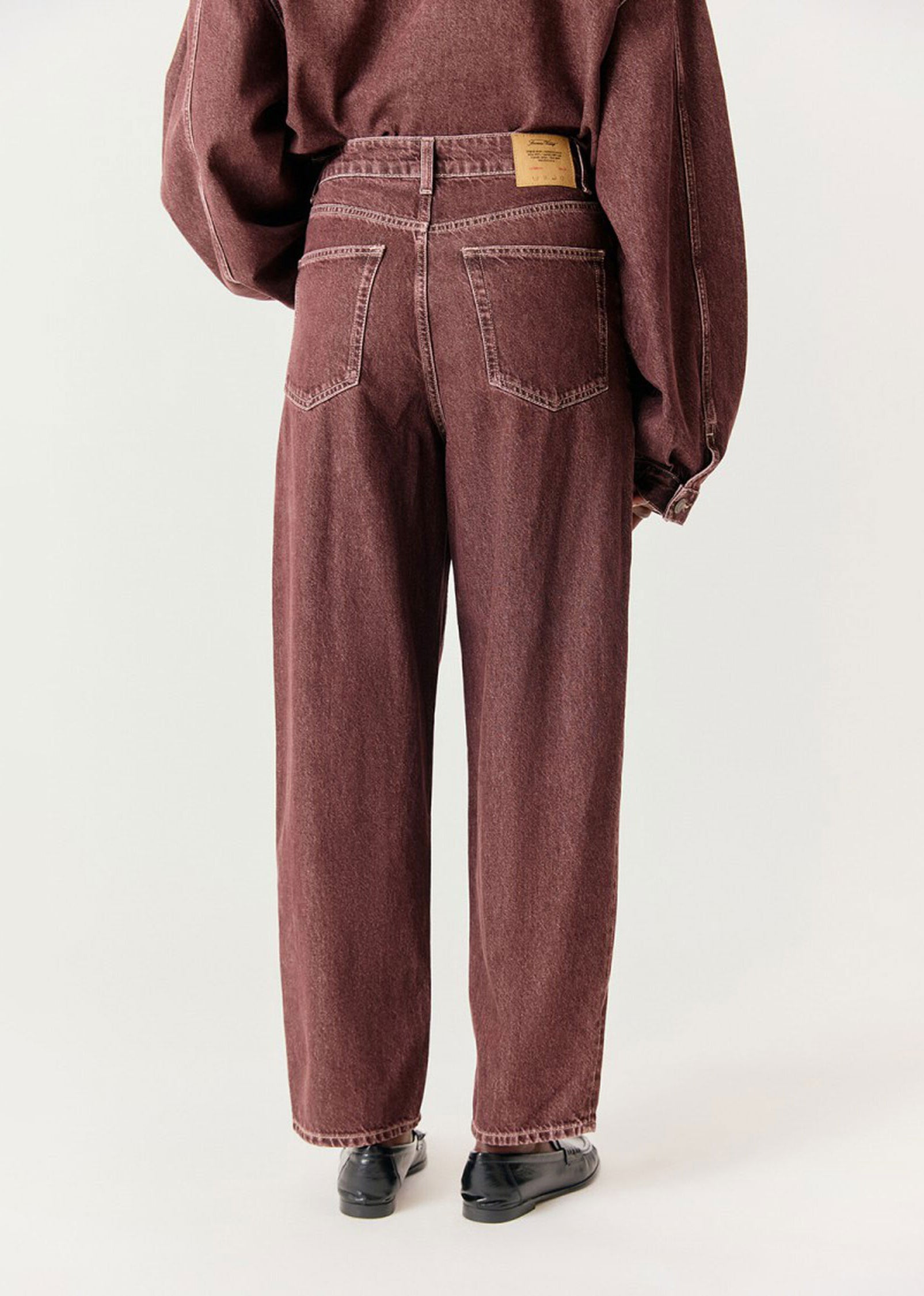 American Vintage Oshow Balloon Jeans - Grape