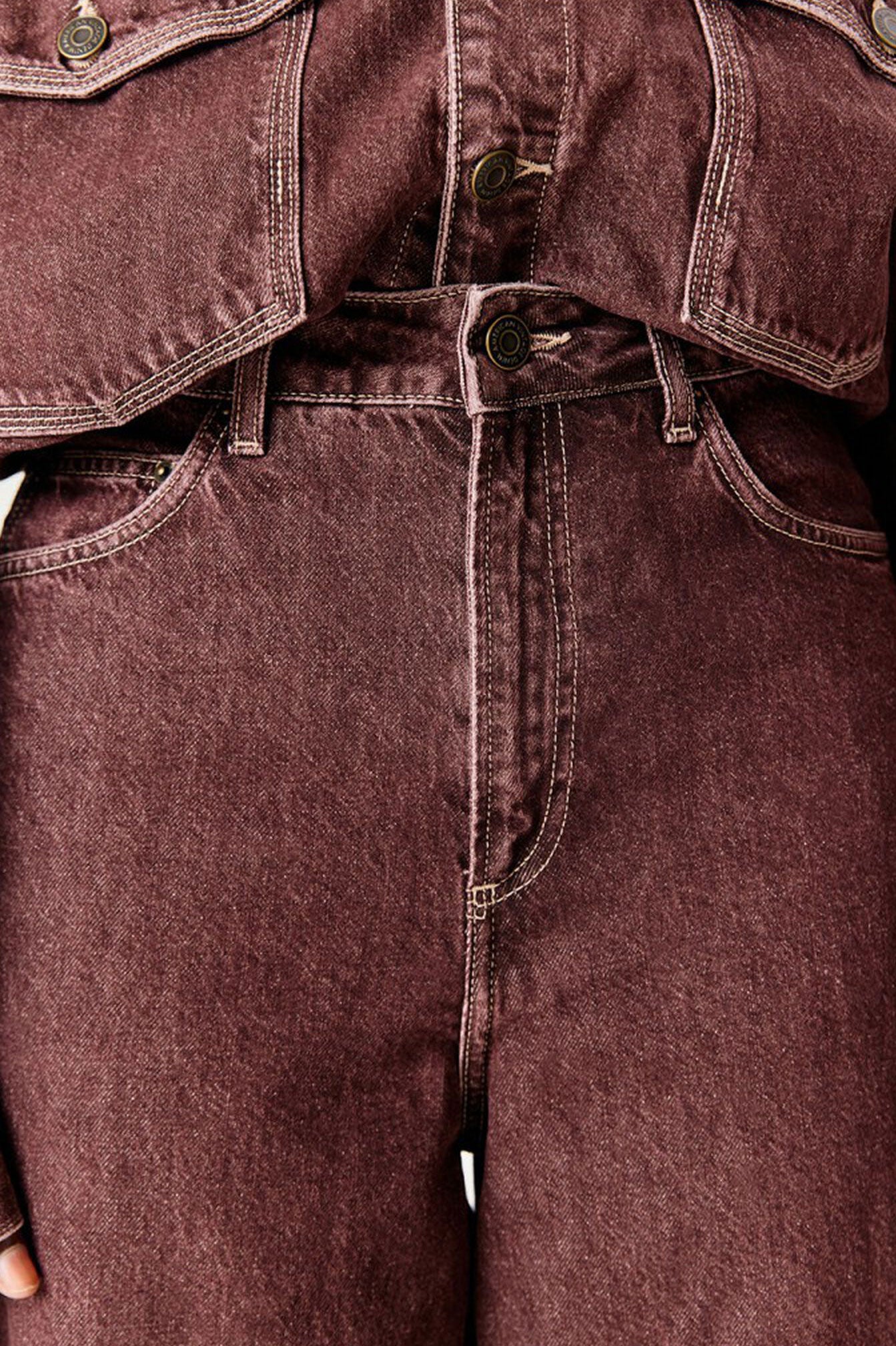 American Vintage Oshow Balloon Jeans - Grape