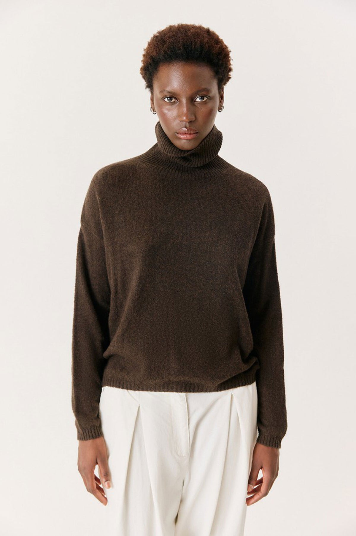 American Vintage Ouity Sweater - Coco Melange