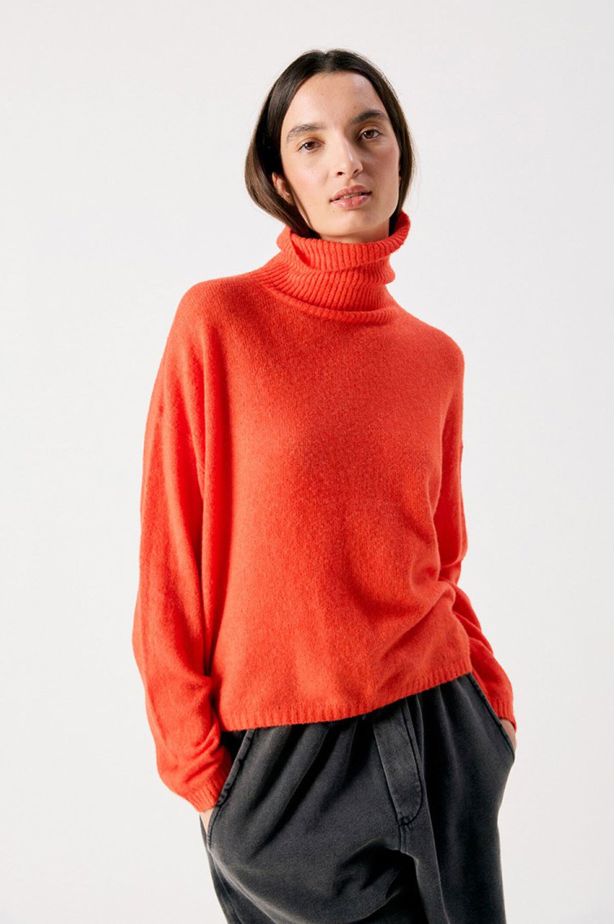 American Vintage Ouity Sweater - Gaspacho Melange