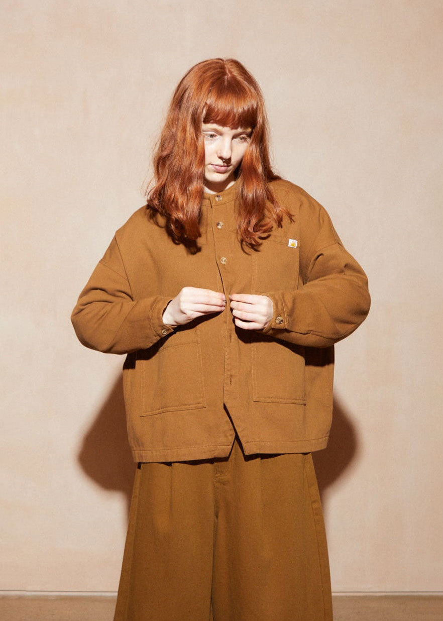 L.F.Markey Oversized Chore Coat - Tobacco