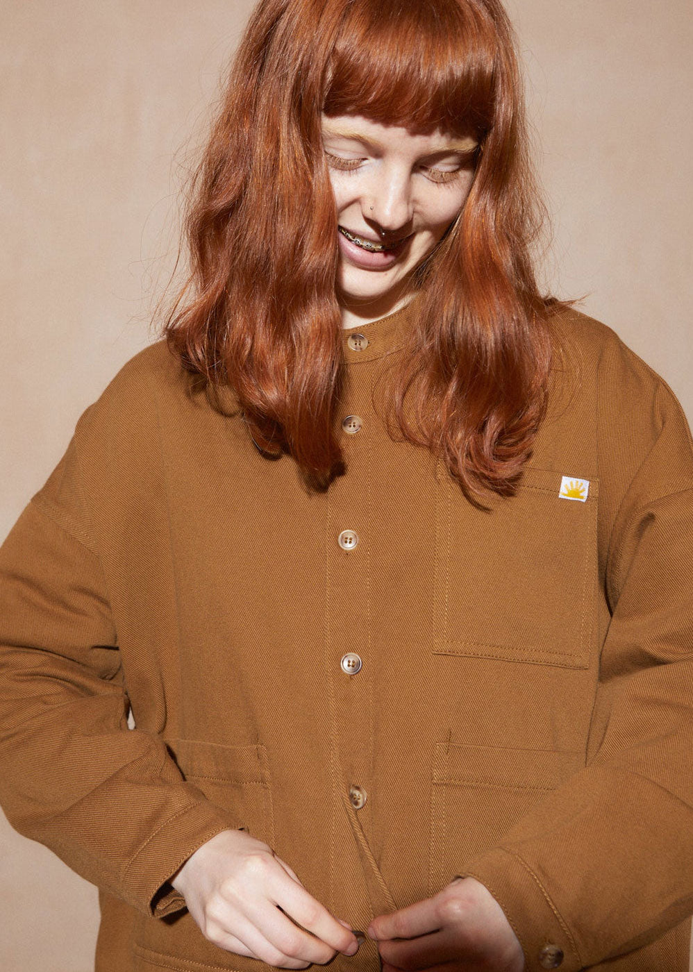 L.F.Markey Oversized Chore Coat - Tobacco