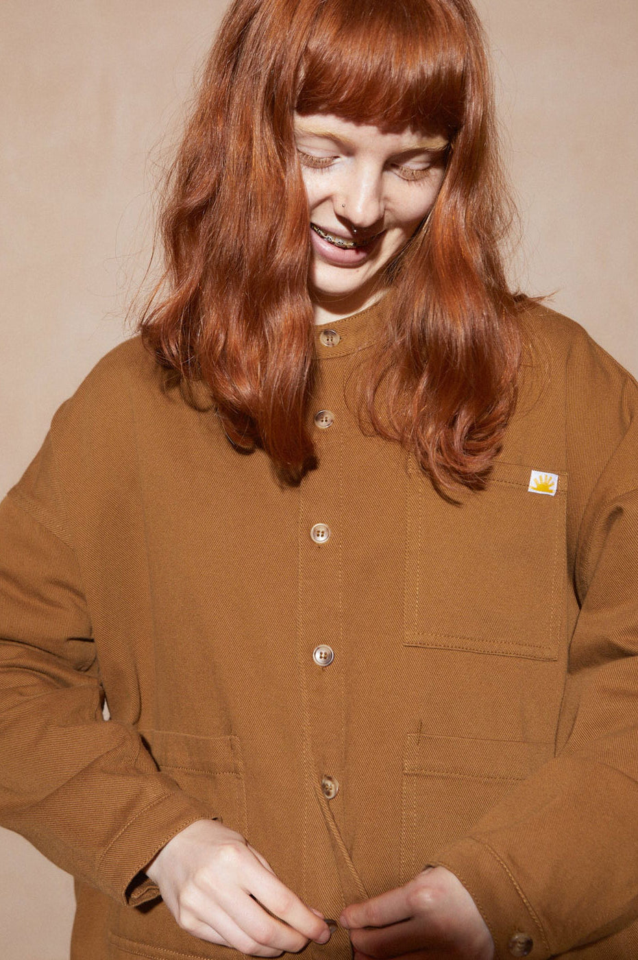 L.F.Markey Oversized Chore Coat - Tobacco