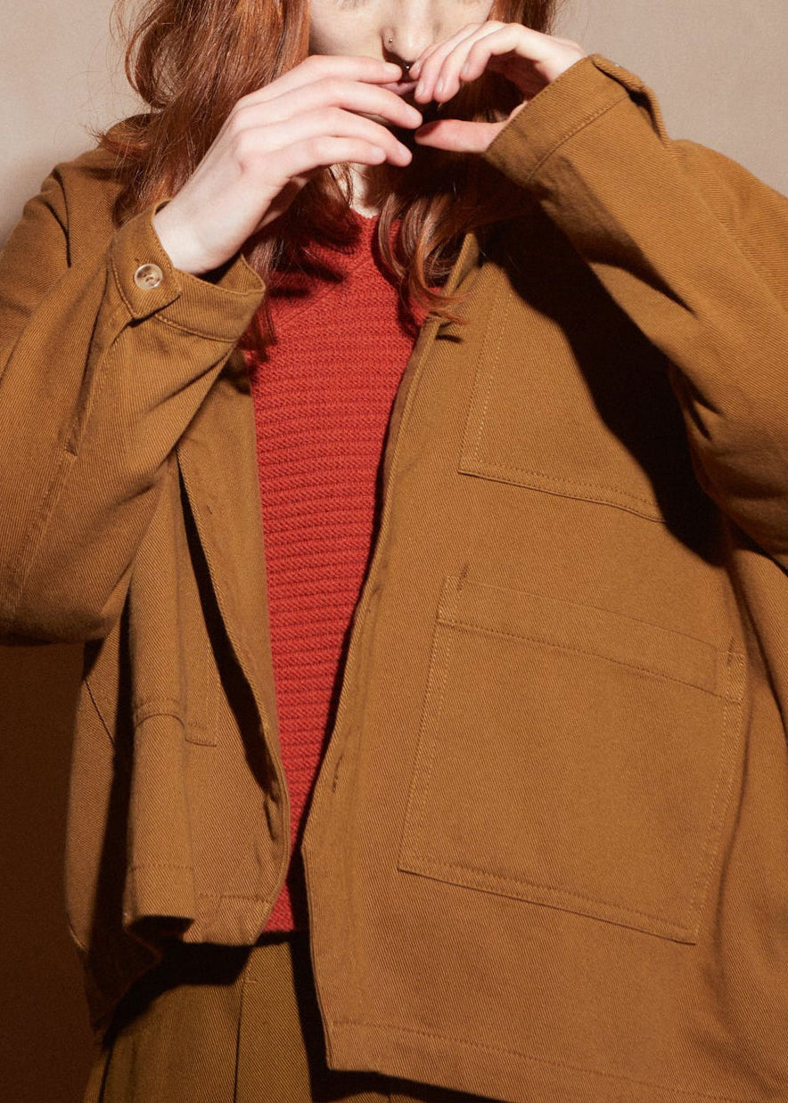 L.F.Markey Oversized Chore Coat - Tobacco
