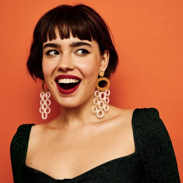 Toolally - Oh What a Night Earrings - Gold & Mother of Pearl