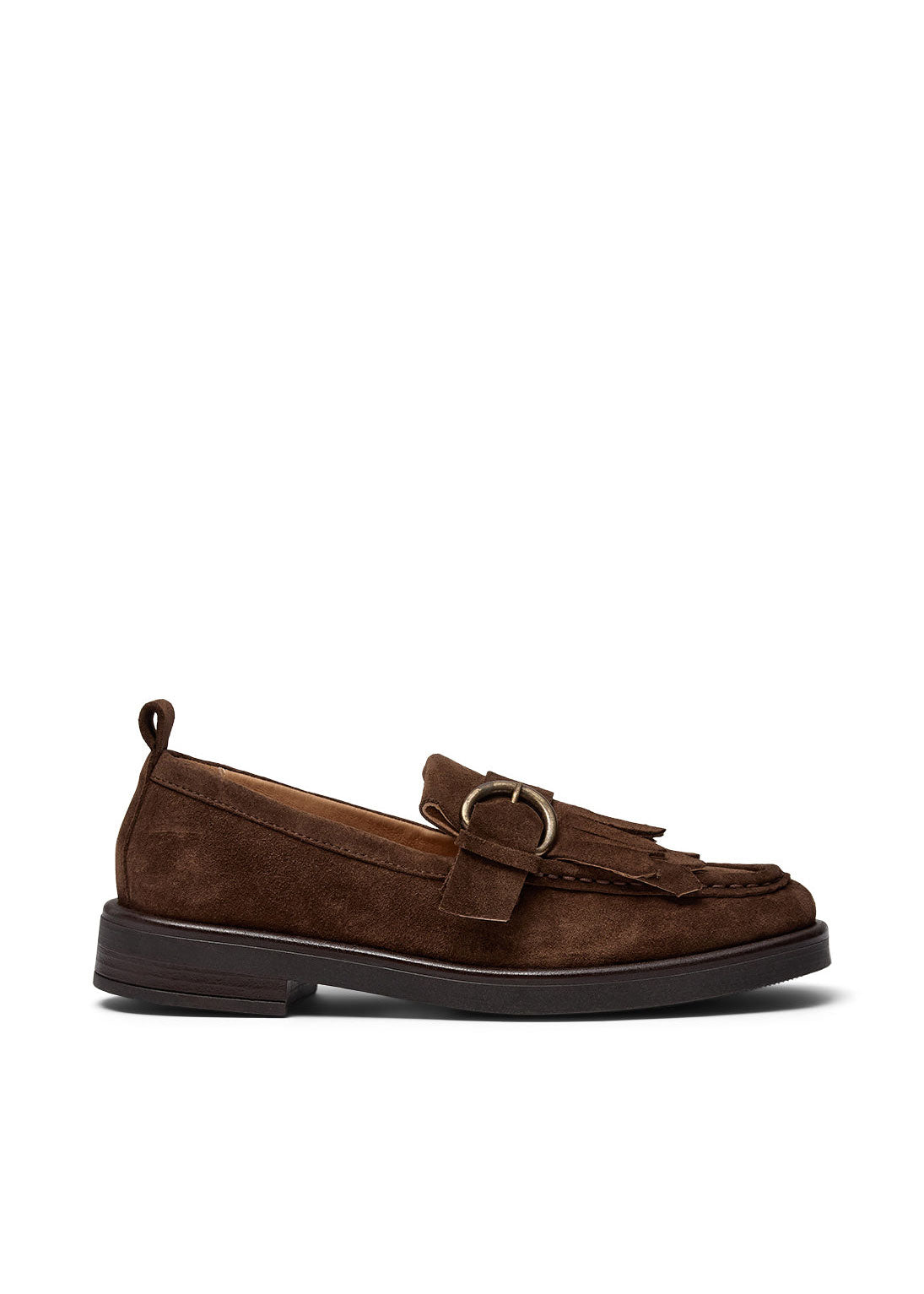 Pavement PAMatilda Suede Loafers - Brown Oil