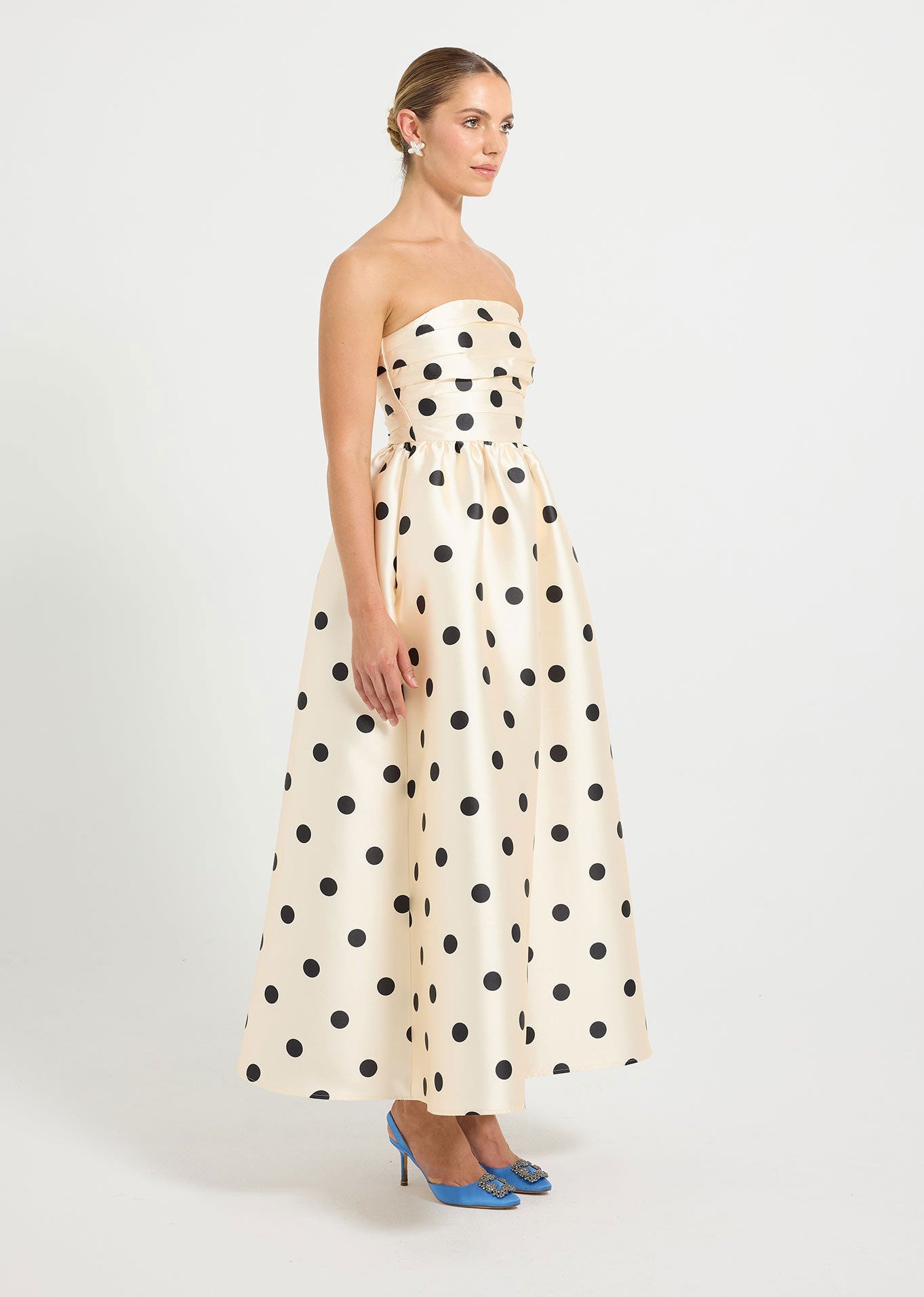 Pasduchas Dottie Strapless Midi Dress