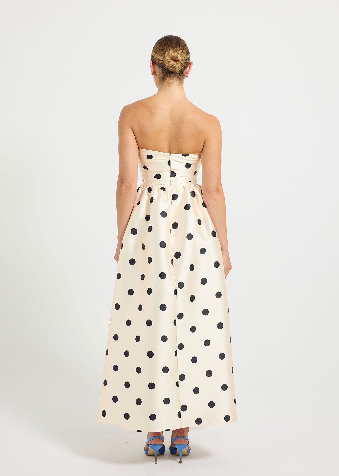 Pasduchas Dottie Strapless Midi Dress