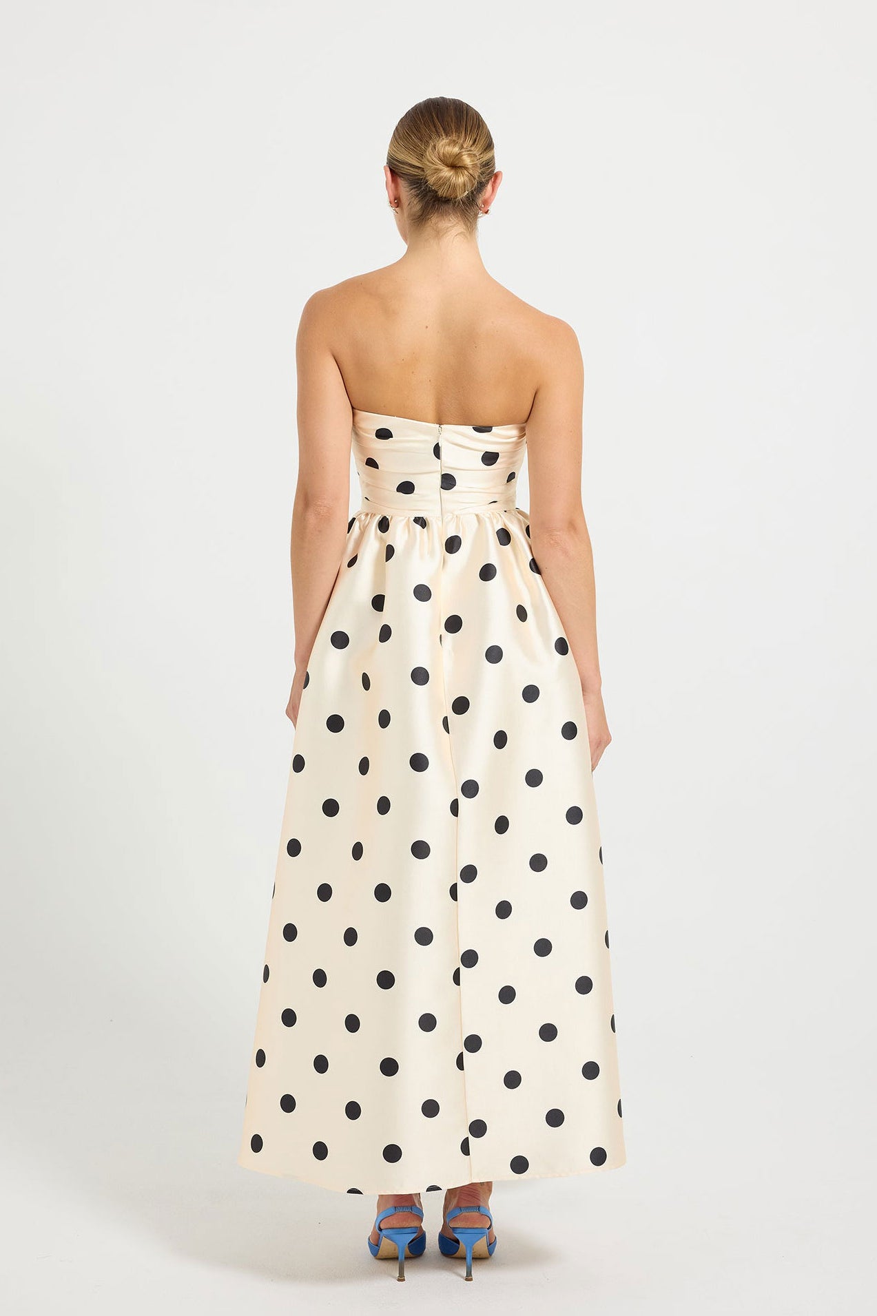Pasduchas Dottie Strapless Midi Dress