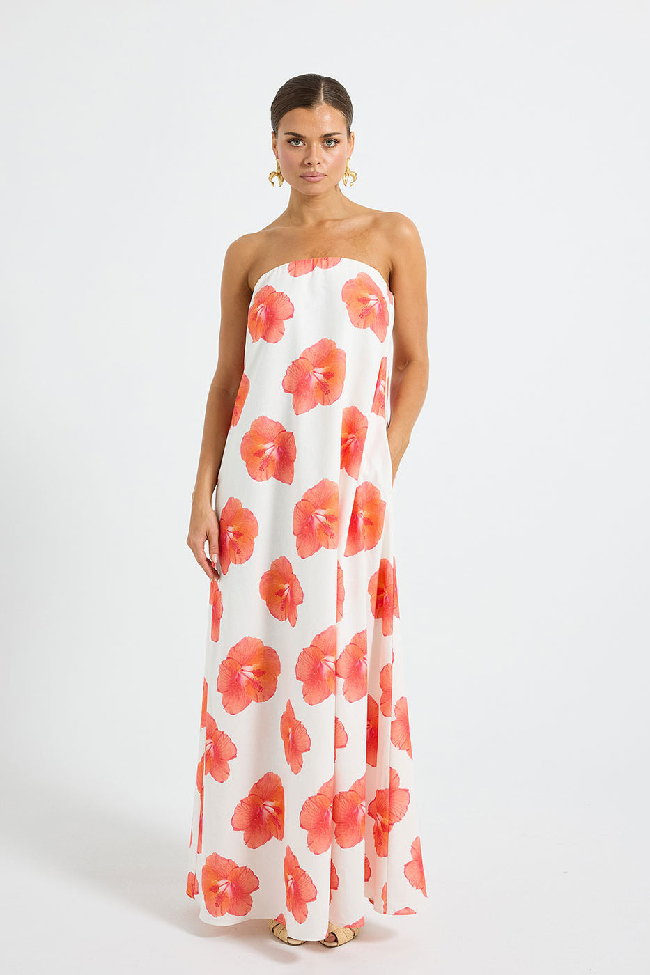 Pasduchas Brielle Strapless Maxi Dress