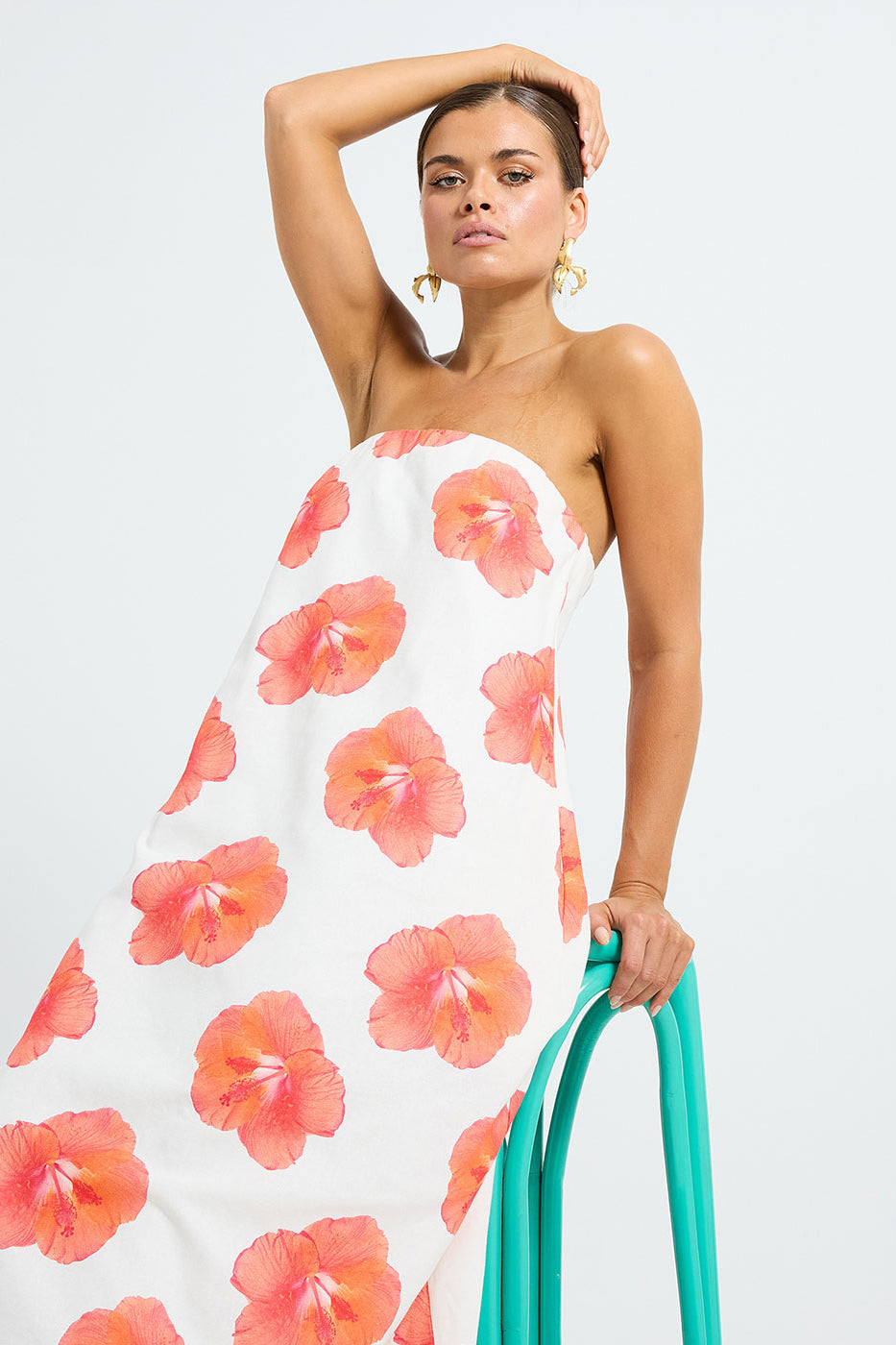 Pasduchas Brielle Strapless Maxi Dress