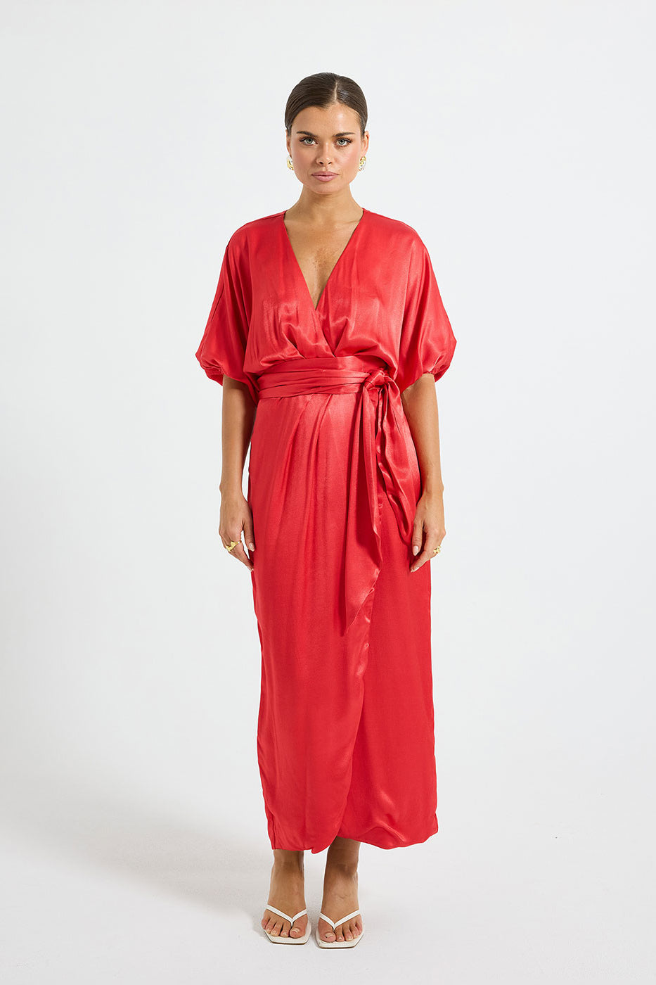 Pasduchas Quinn Wrap Midi Dress