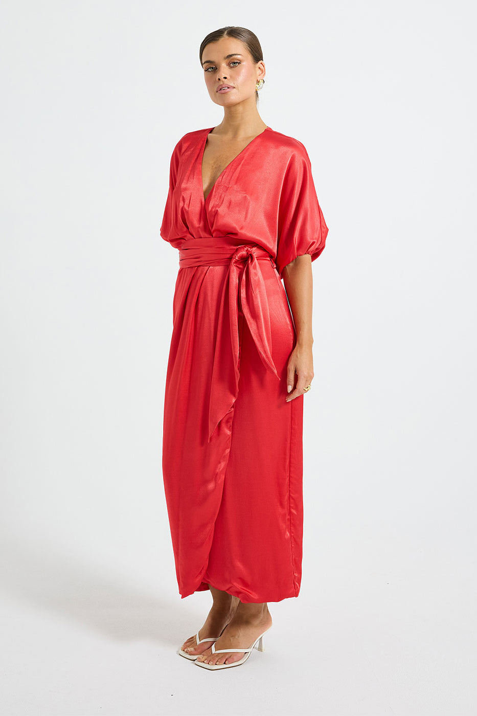 Pasduchas Quinn Wrap Midi Dress