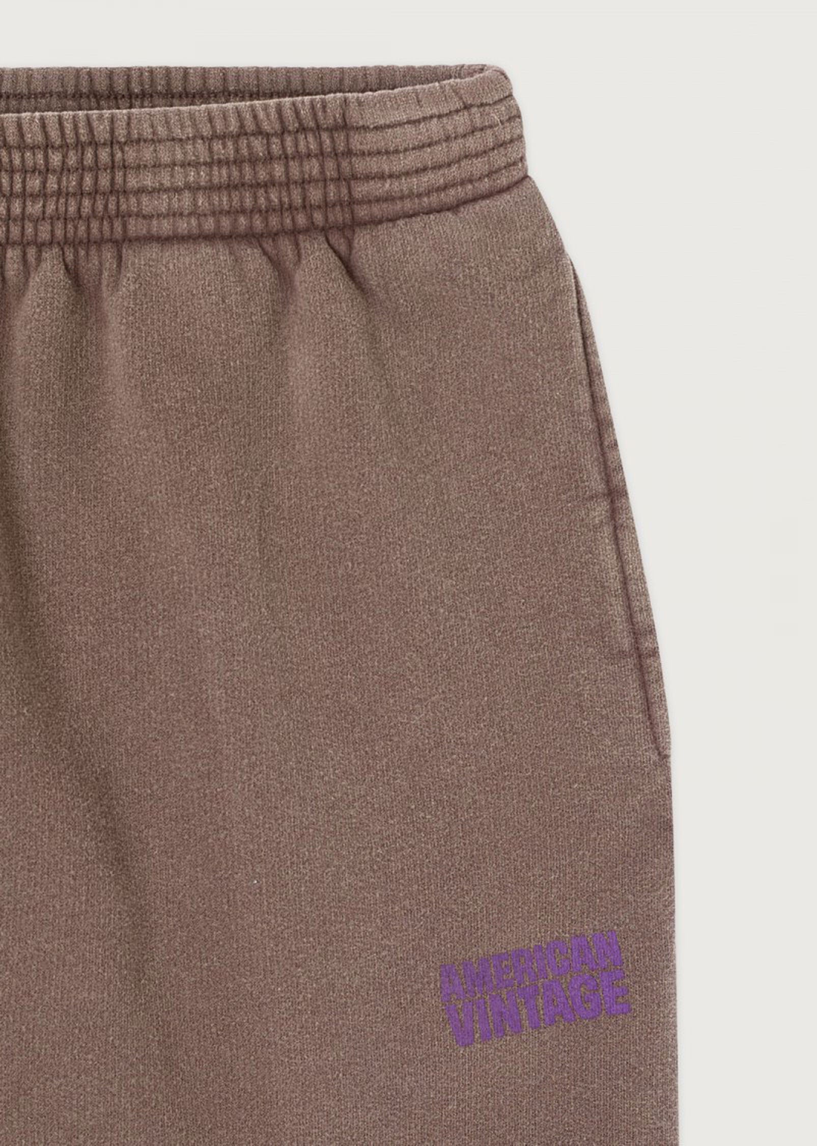 American Vintage Plizzy Joggers - Vintage Chestnut