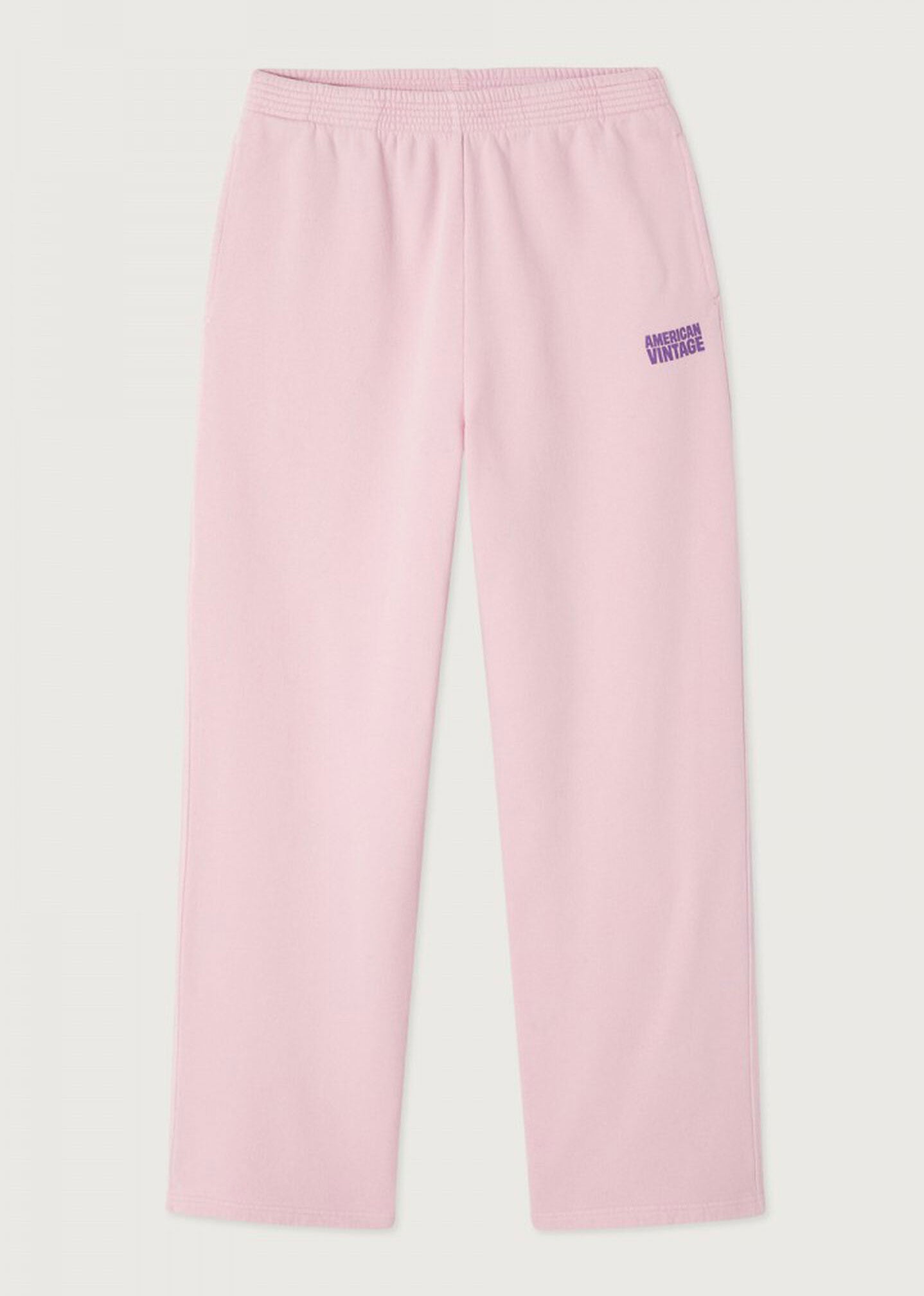 American Vintage Plizzy Joggers - Vintage Petal