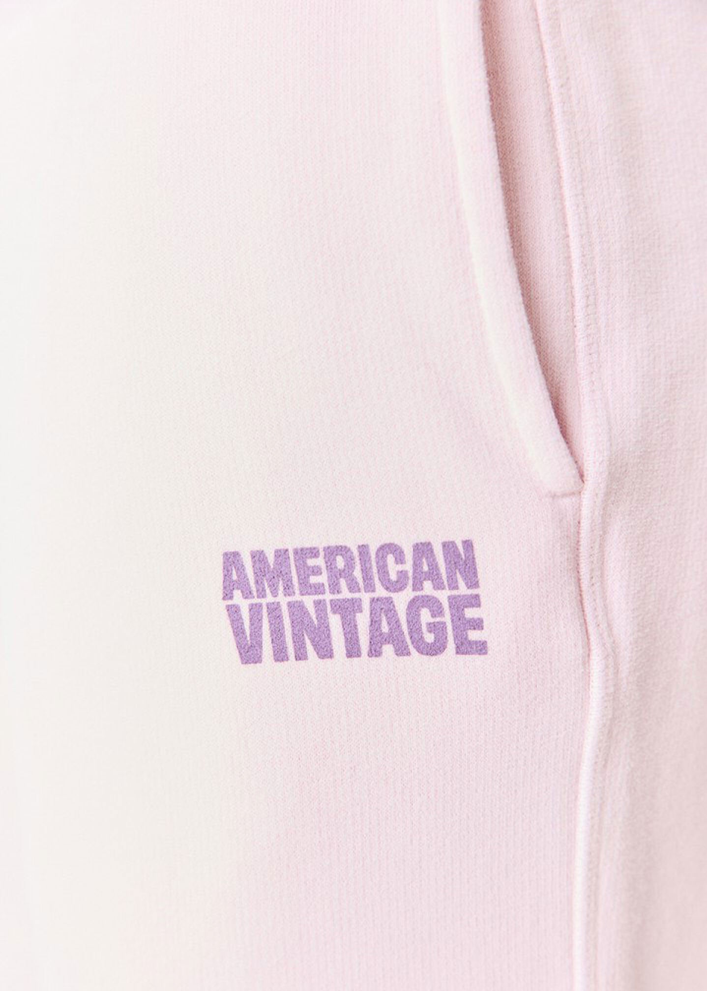 American Vintage Plizzy Joggers - Vintage Petal