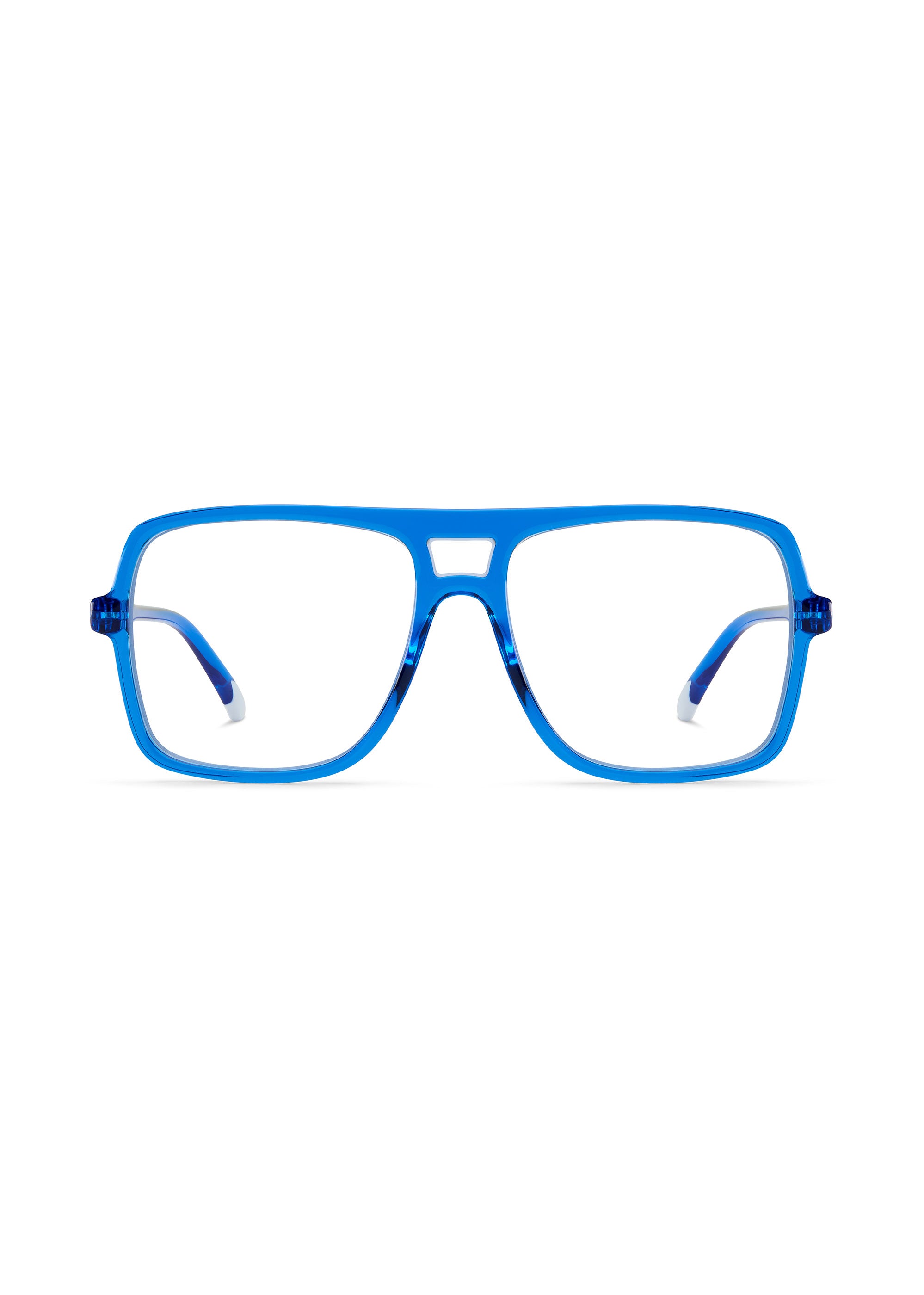 Barner Jake Glossy Blue Light Glasses - Electric Blue