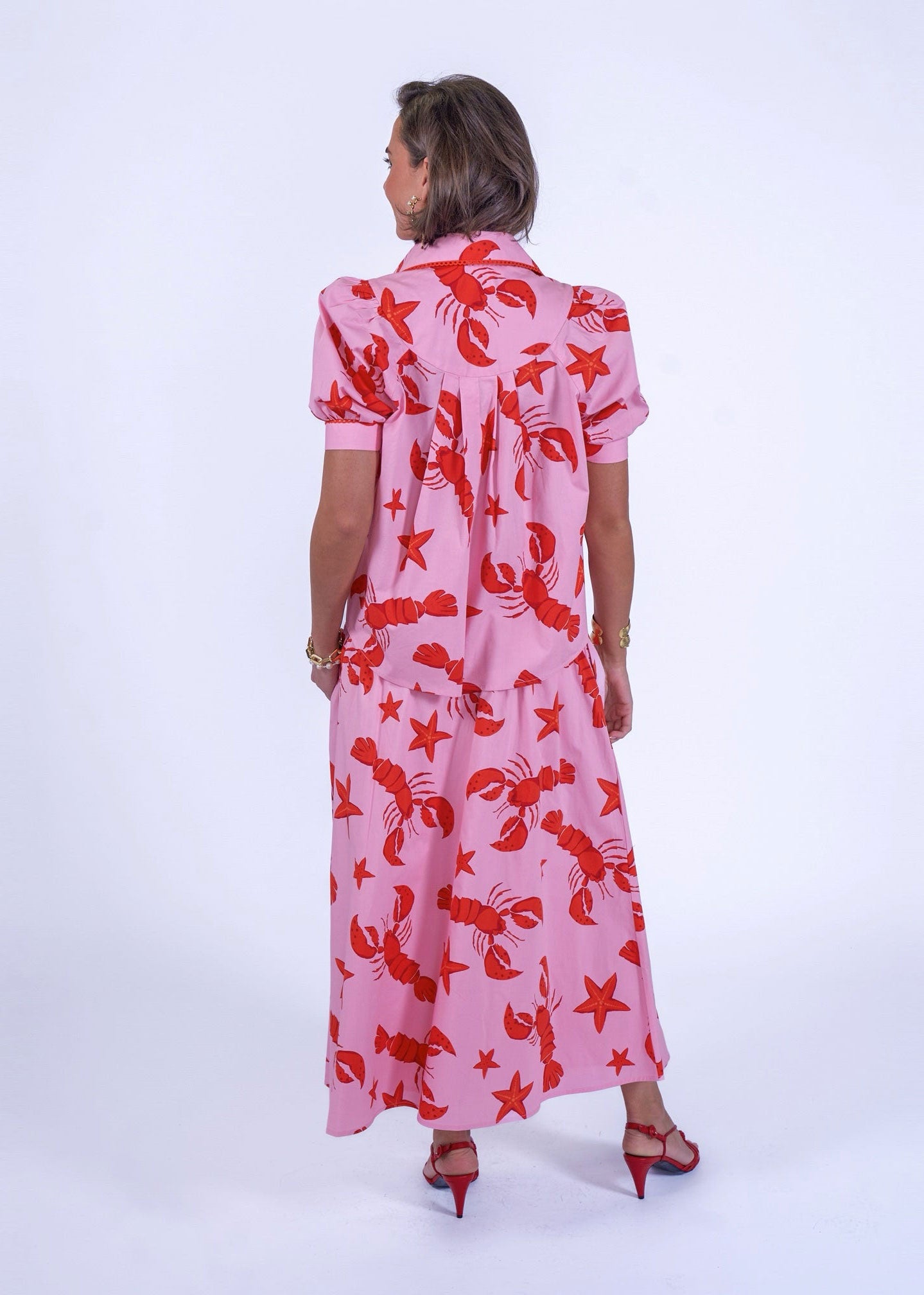 New Day Originals Paddington Blouse - Lobster & Starfish