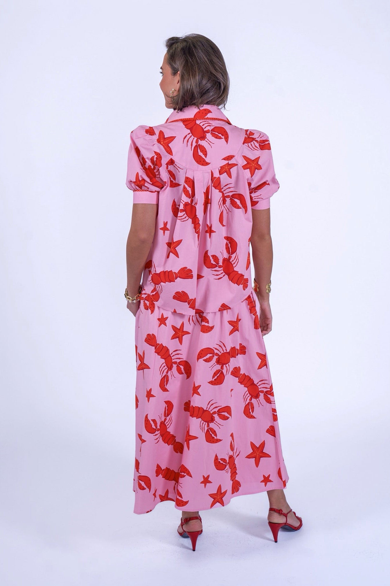 New Day Originals Paddington Blouse - Lobster & Starfish