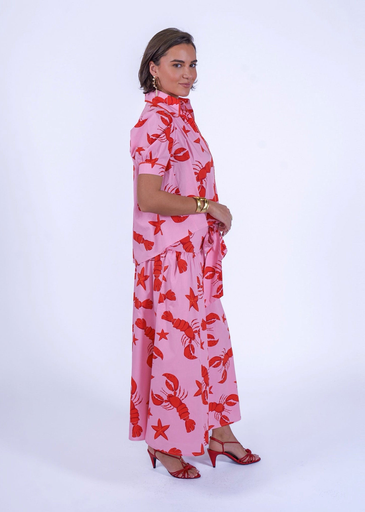 New Day Originals Paddington Blouse - Lobster & Starfish