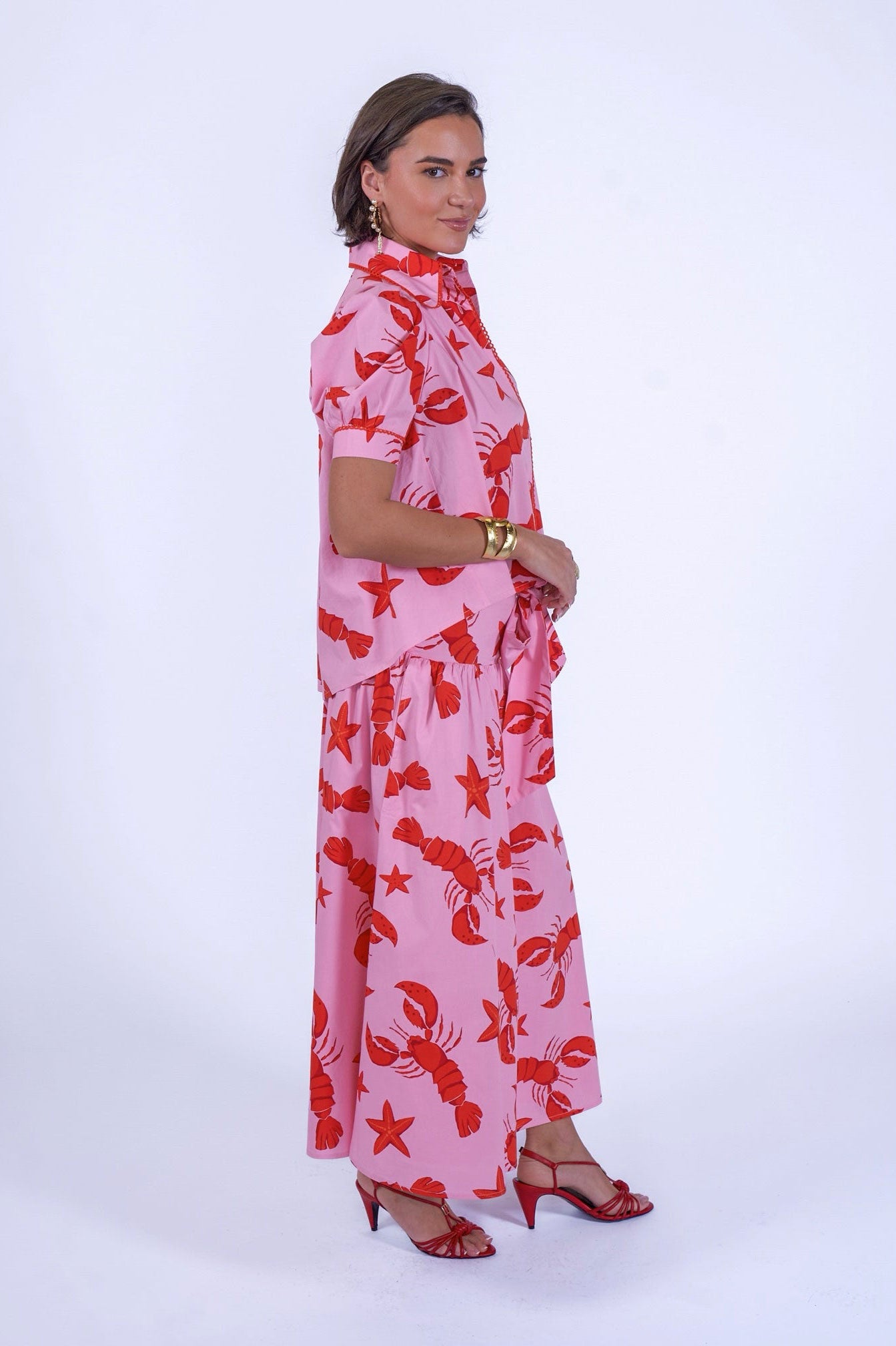 New Day Originals Paddington Blouse - Lobster & Starfish