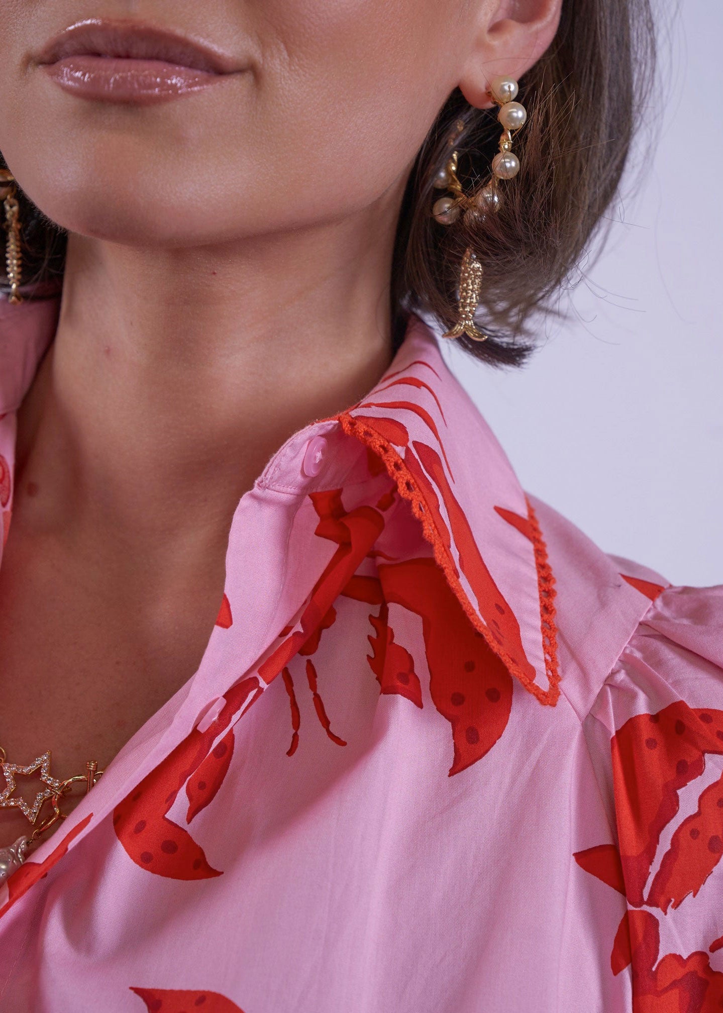 New Day Originals Paddington Blouse - Lobster & Starfish