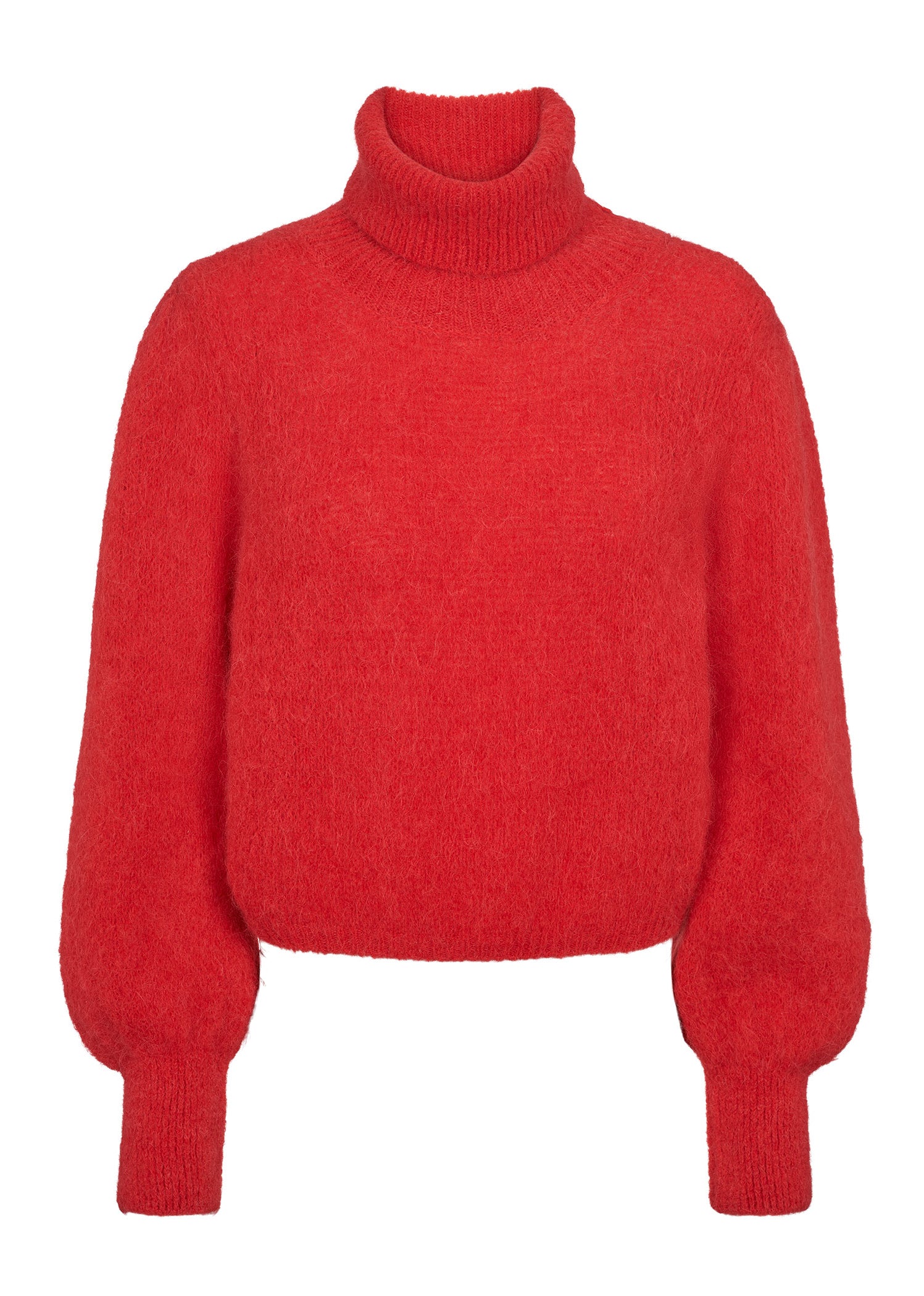 American Dreams Piro Rollneck Long Sleeves - Lipstick Red