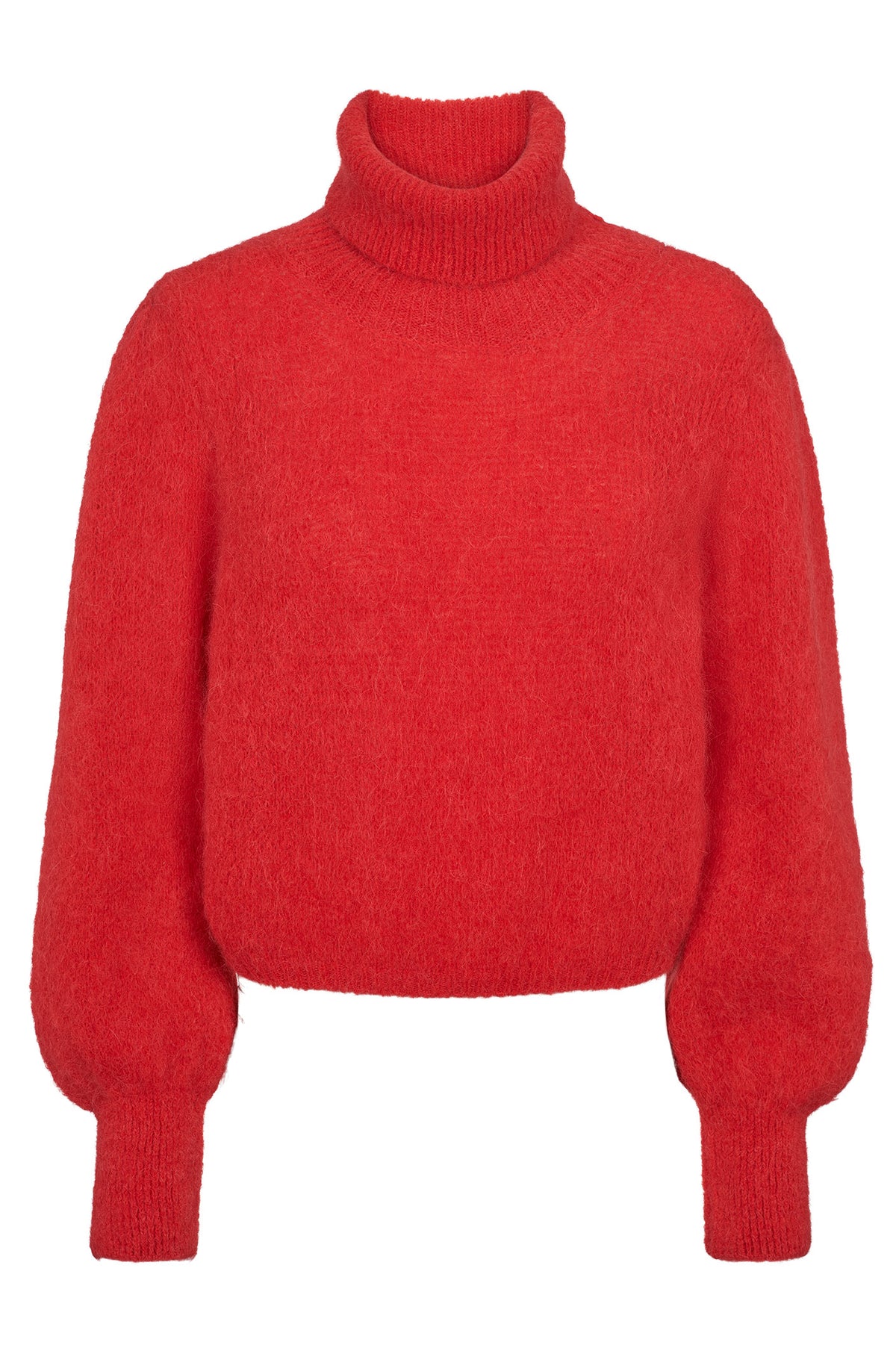 American Dreams Piro Rollneck Long Sleeves - Lipstick Red