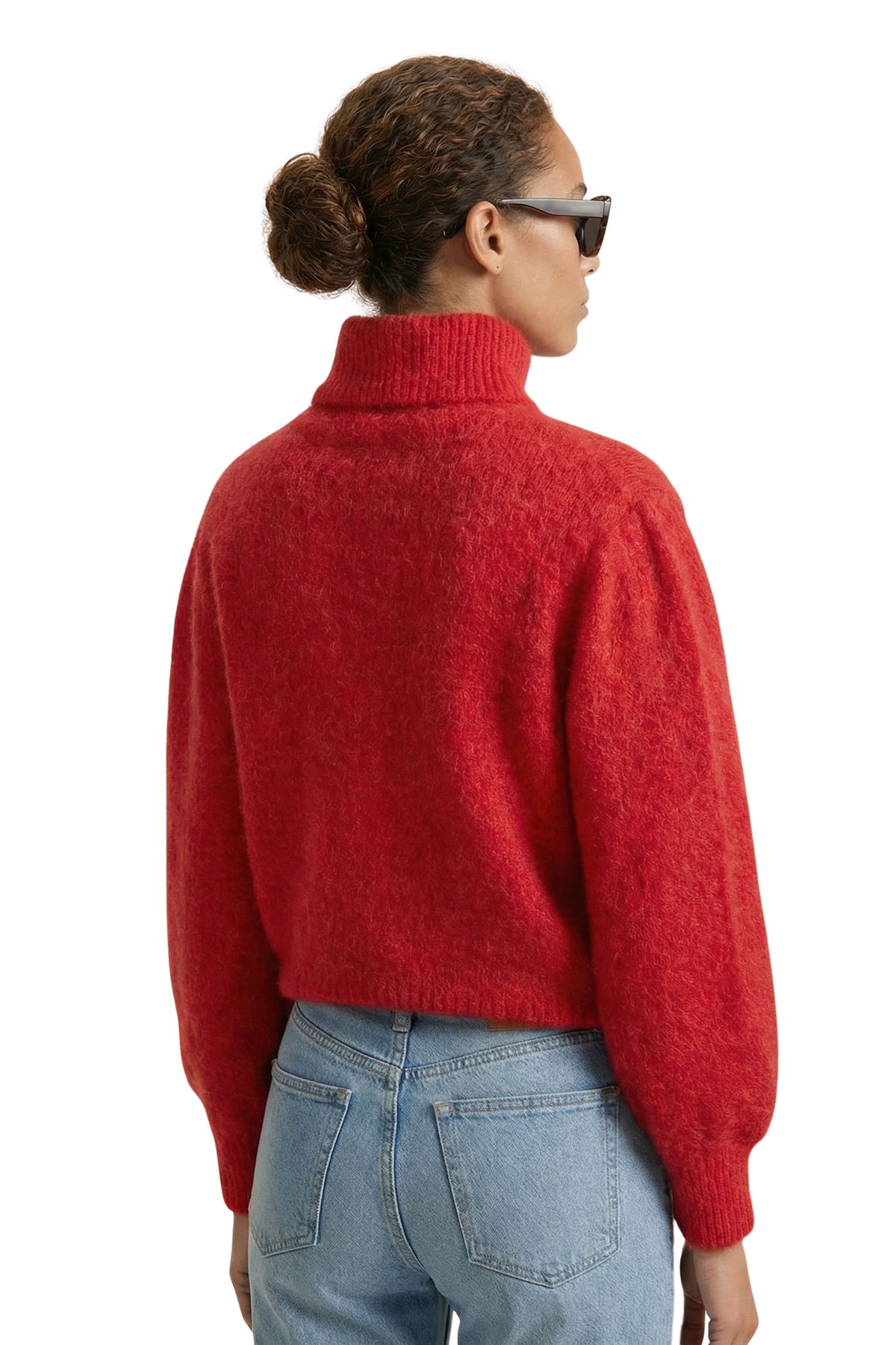 American Dreams Piro Rollneck Long Sleeves - Lipstick Red