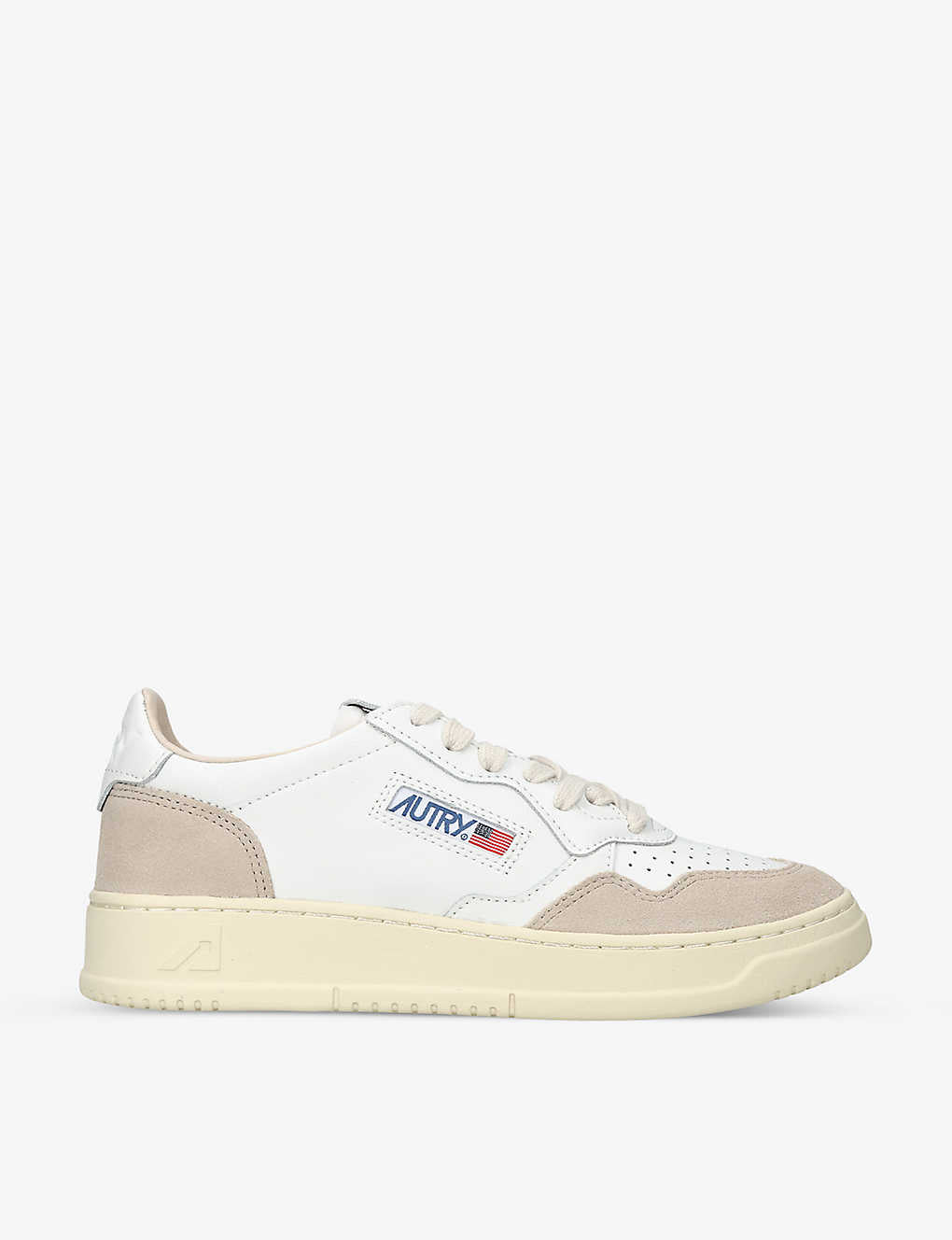Autry - Medalist leather sneakers - Suede White