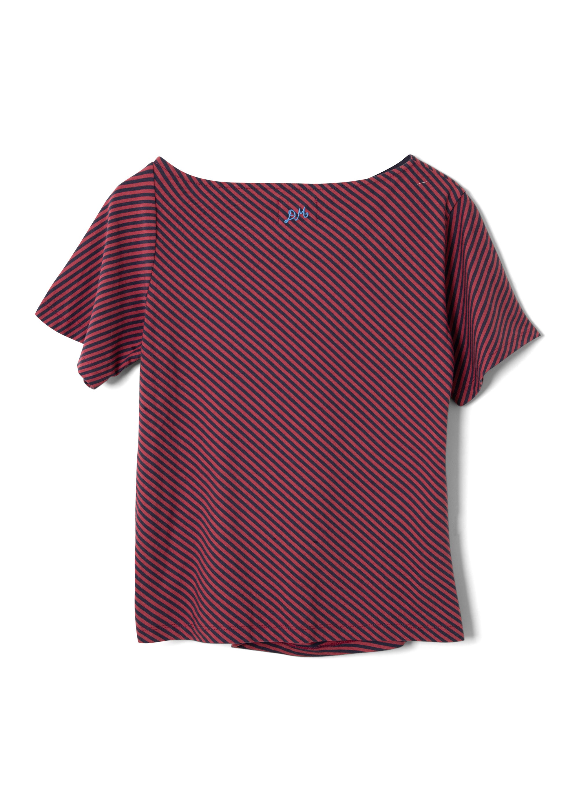 Damson Madder Reece Tee - Red Stripe
