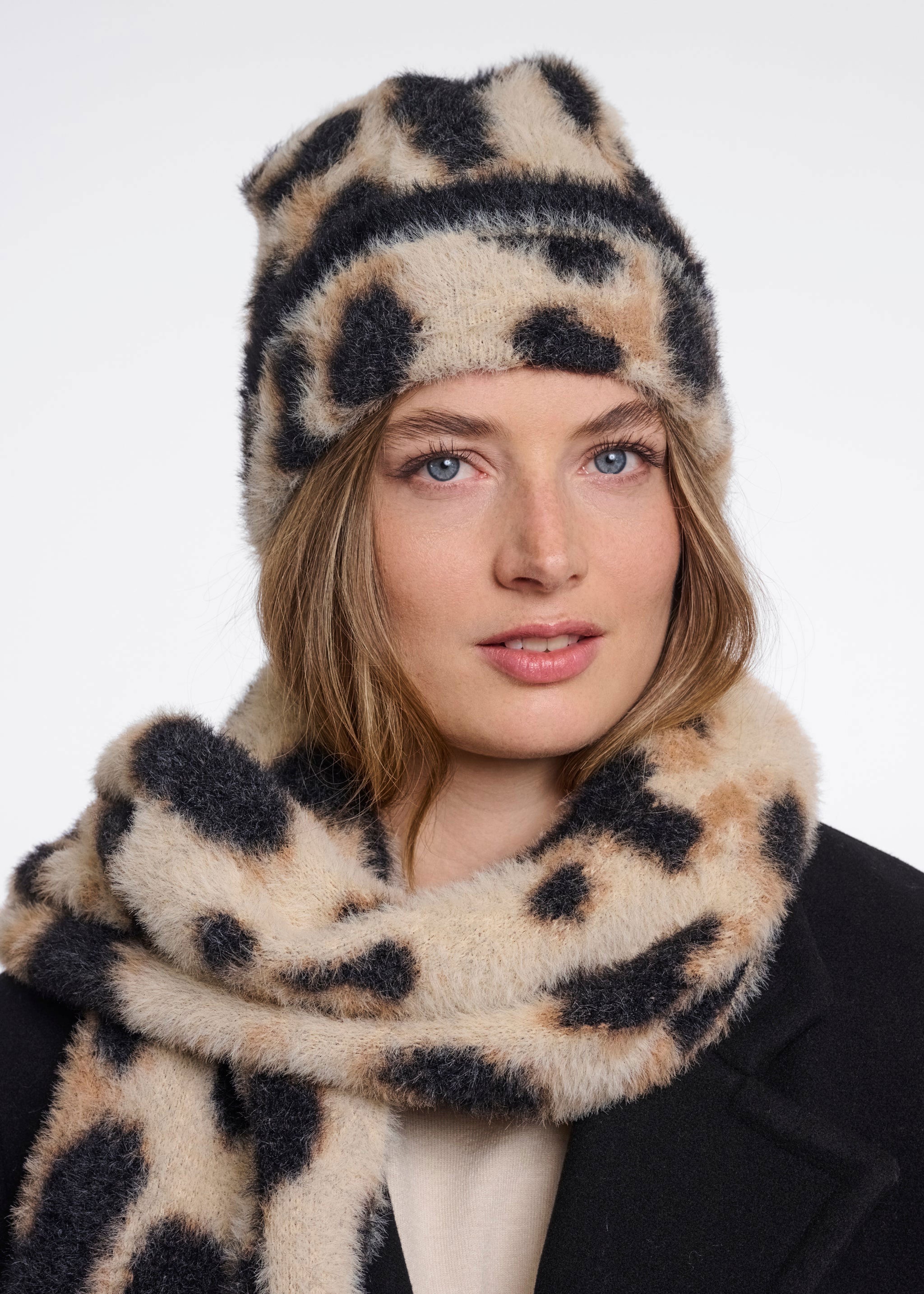 Rino & Pelle Raaza Beanie - Big Leopard