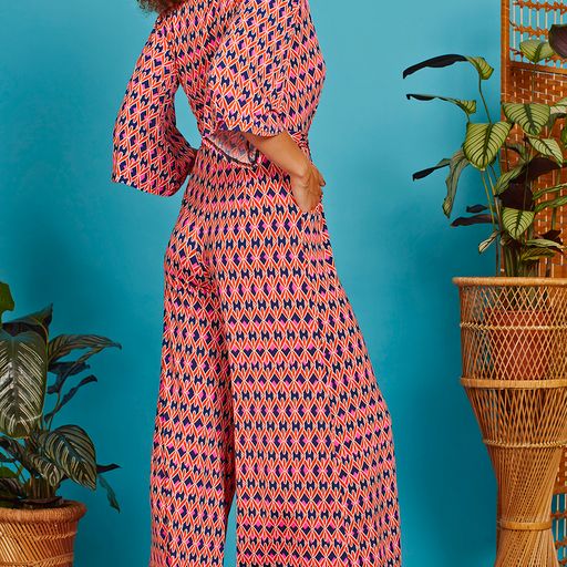 ONJENU - Laurie Jumpsuit Demi Sleeve - Dream Orange