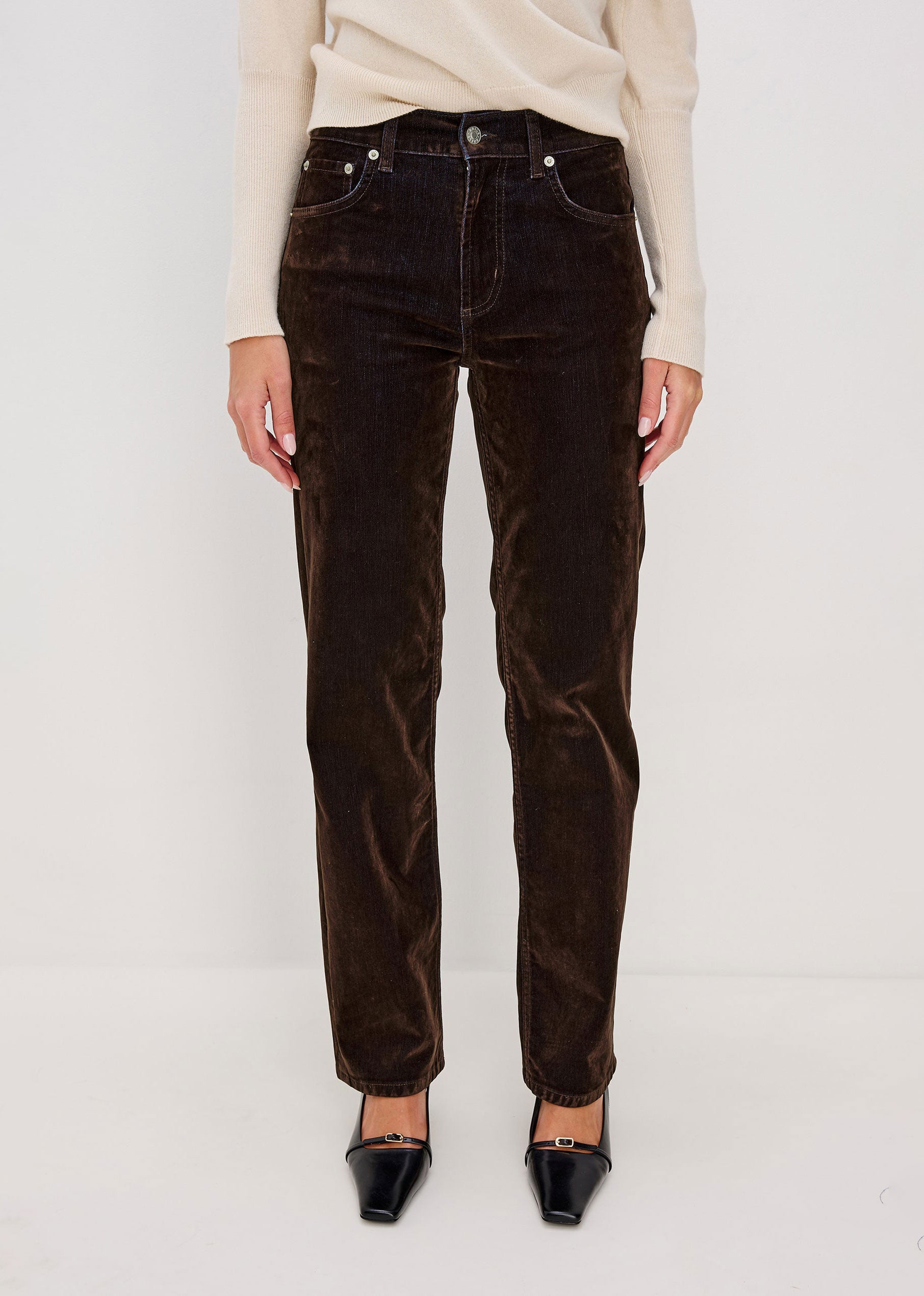 Rails Sepulveda Jeans - Chocolate Flocking