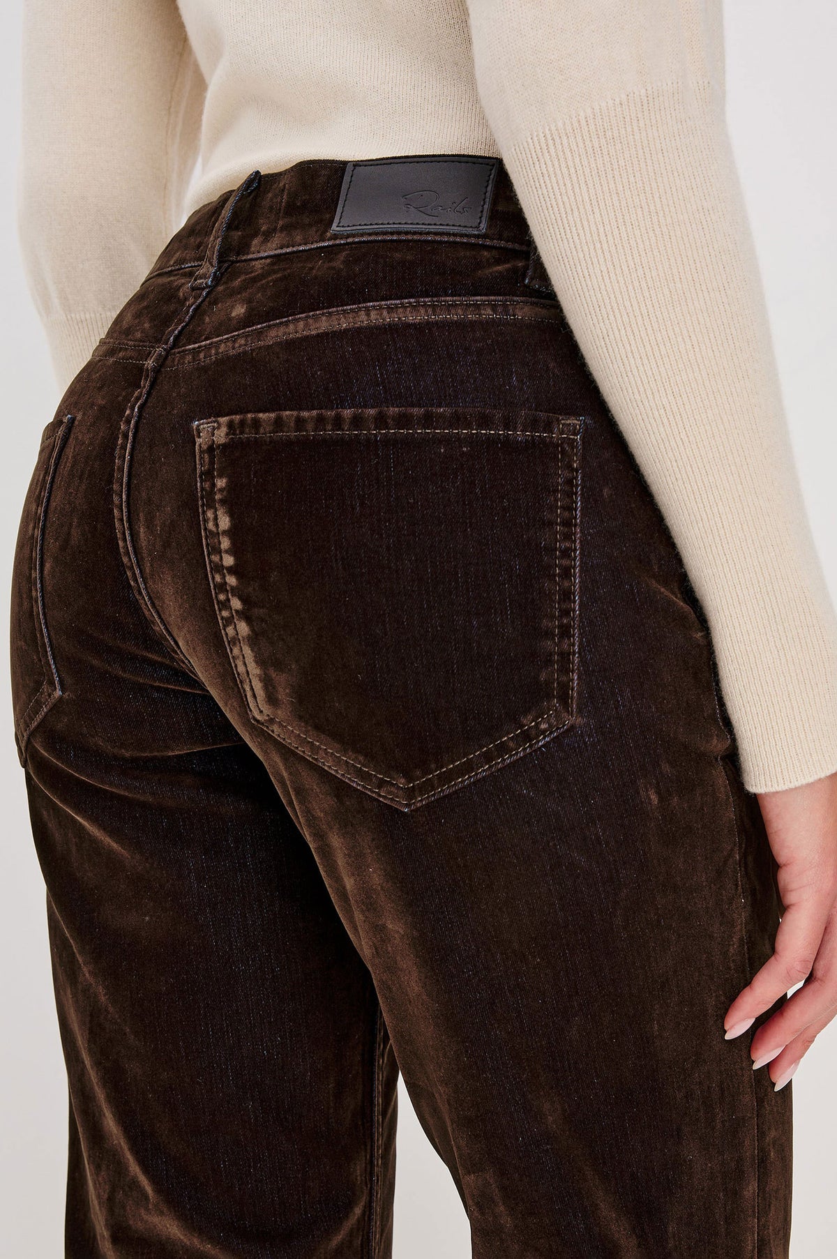 Rails Sepulveda Jeans - Chocolate Flocking