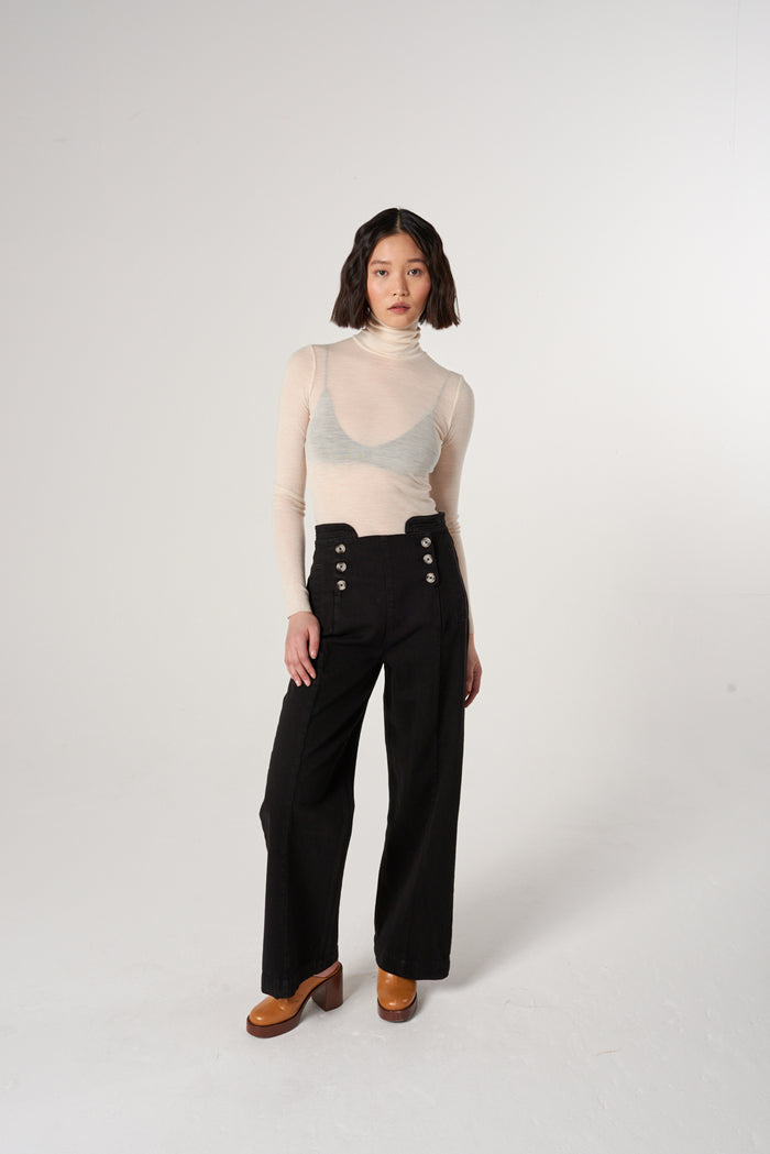Seventy + Mochi - Marie Jean in Black Denim